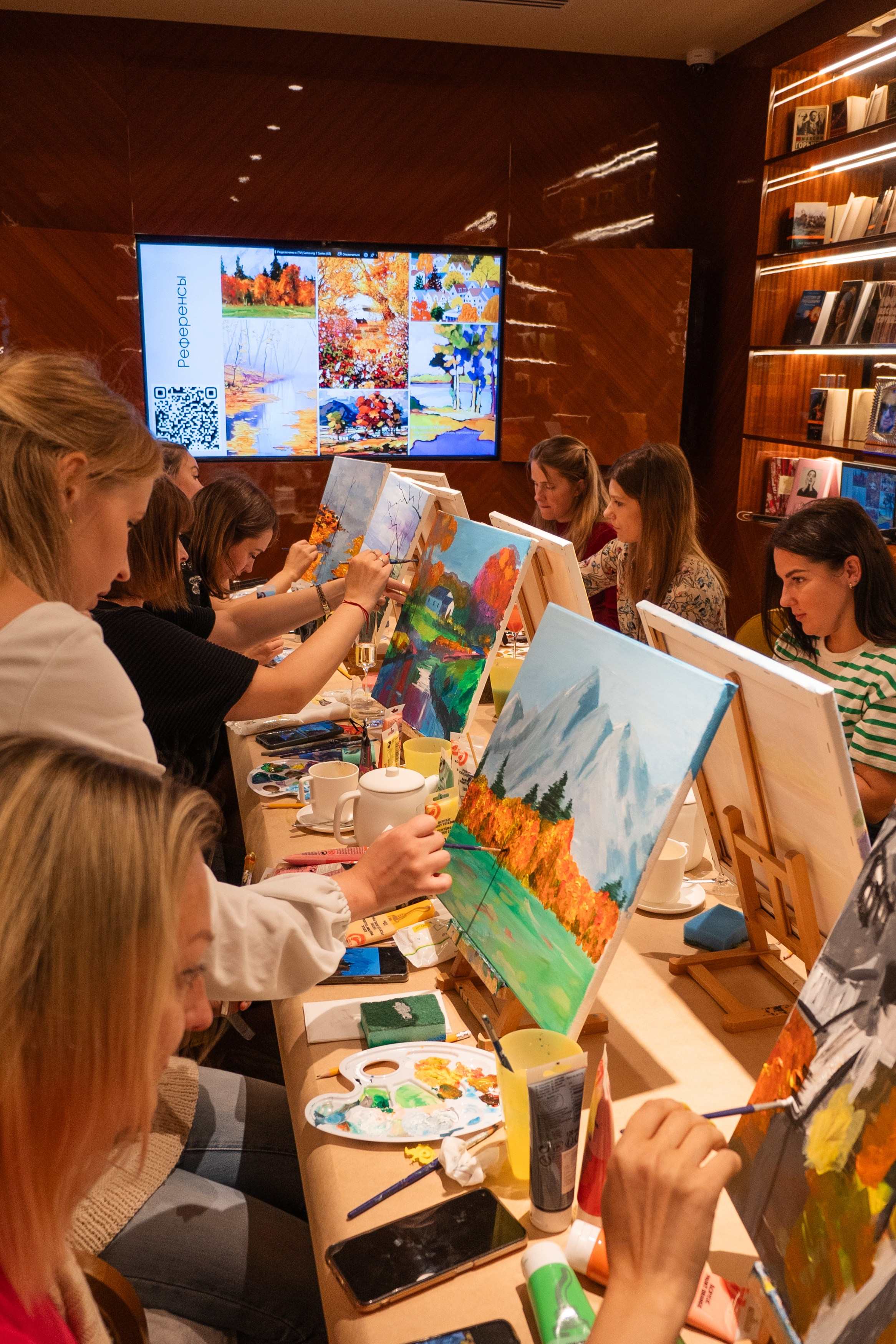 Корпоратив Teach Me Art 3. Портретный фотограф в Москве и Санкт-Петербурге Арина Чех