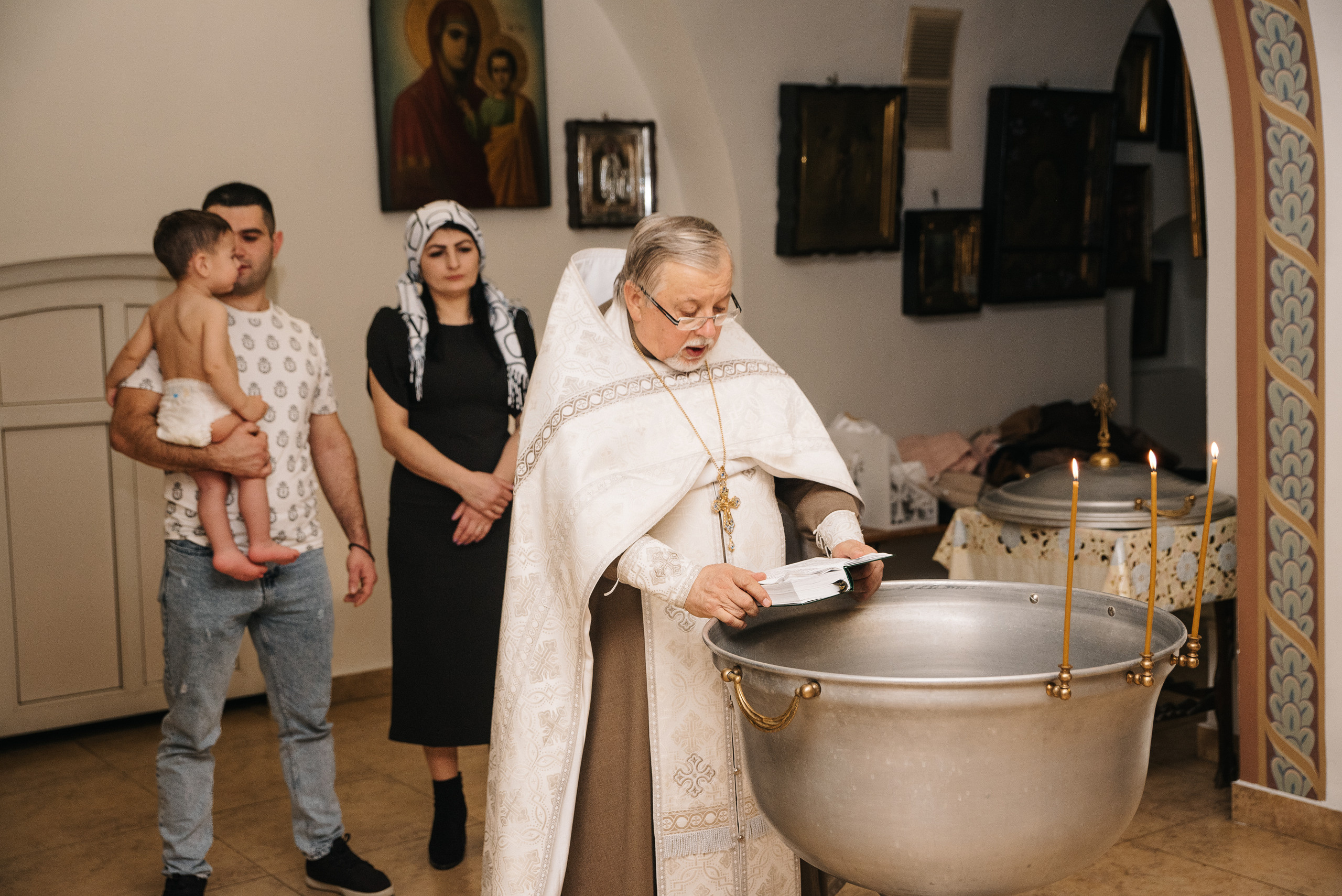 Крещение Марка. Свадебный и семейный фотограф Кореновск/Краснодар