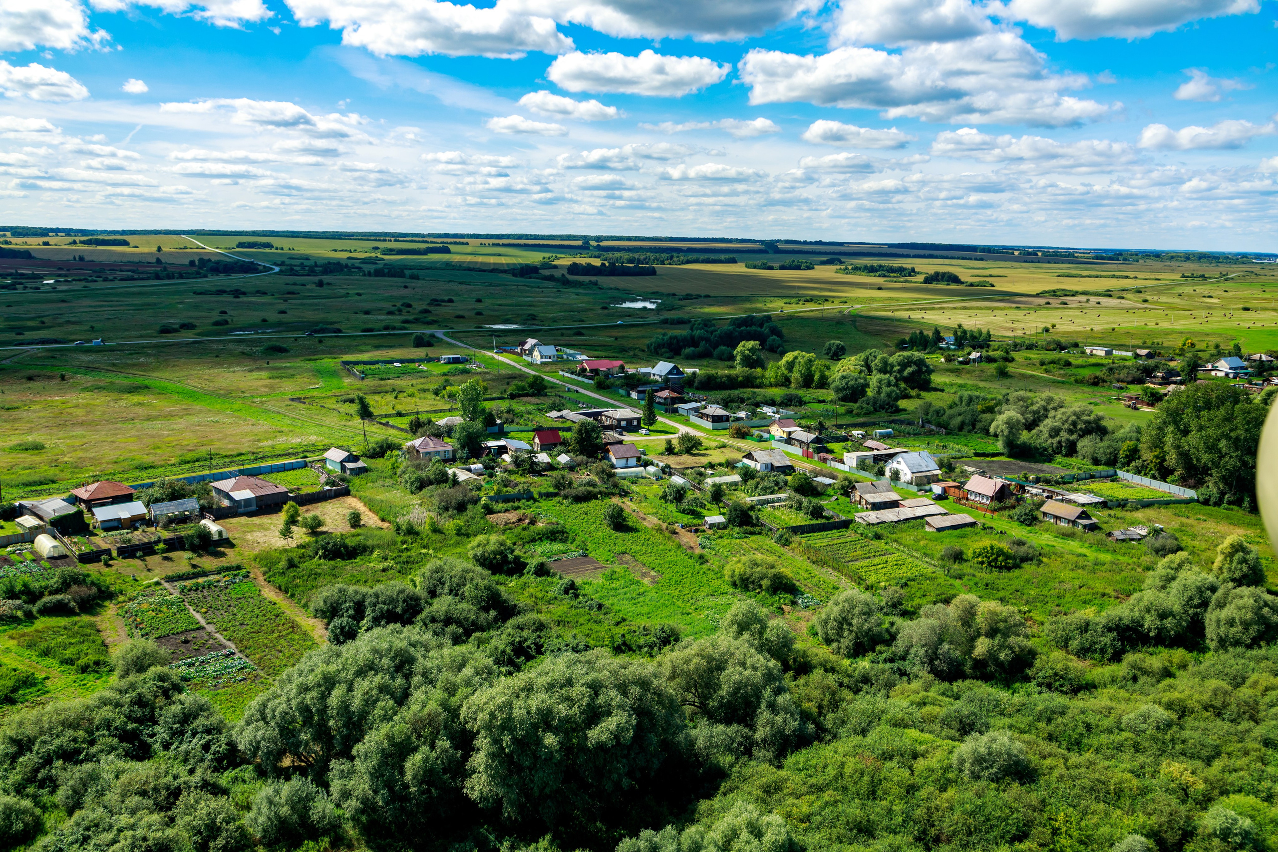 Город с высоты птичьего полёта. Фотограф Андрей Гузеев