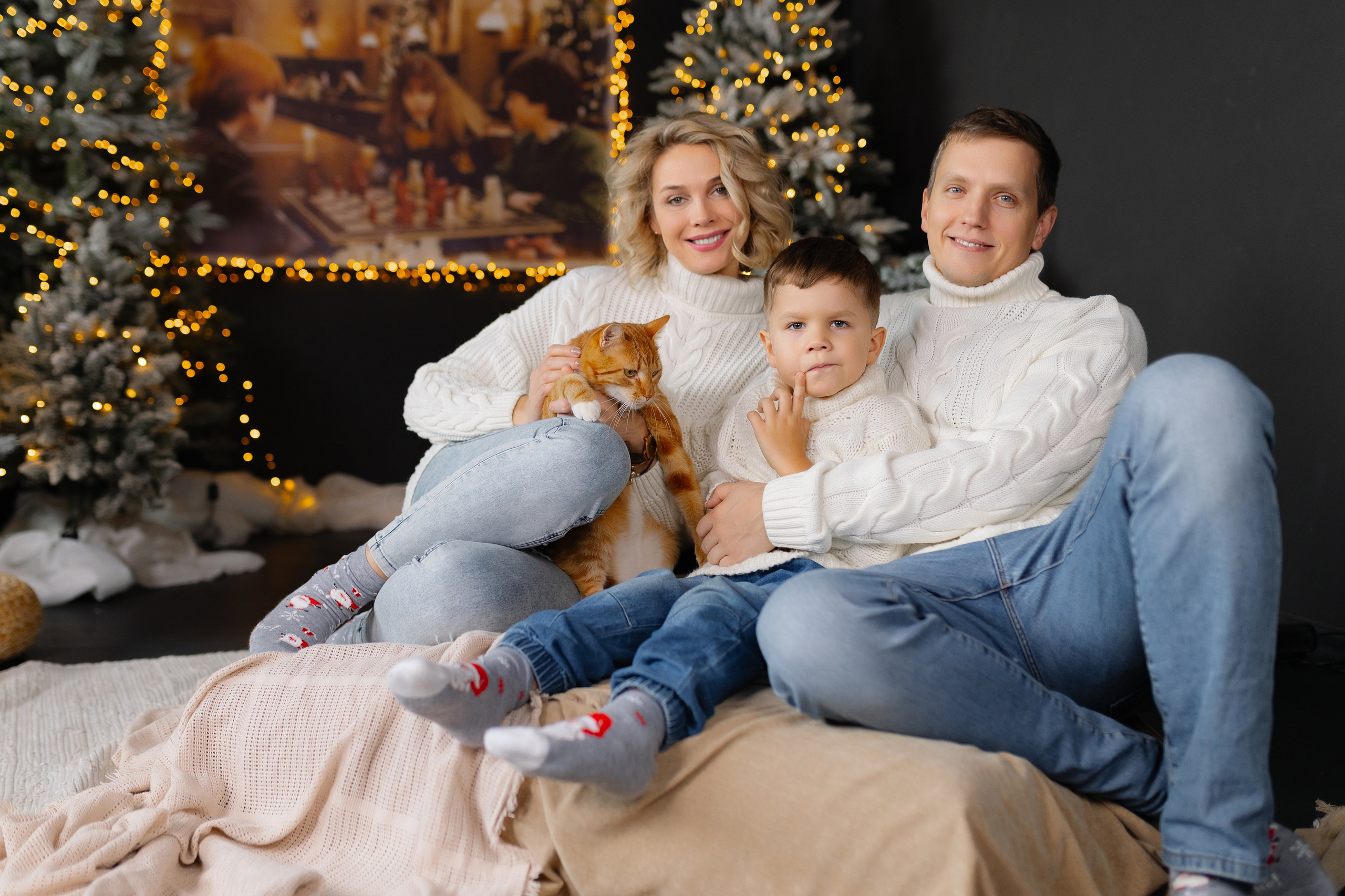 Семейная новогодняя съемка. Свадебный фотограф в Минске/Беларуси Сергей Спиридонов