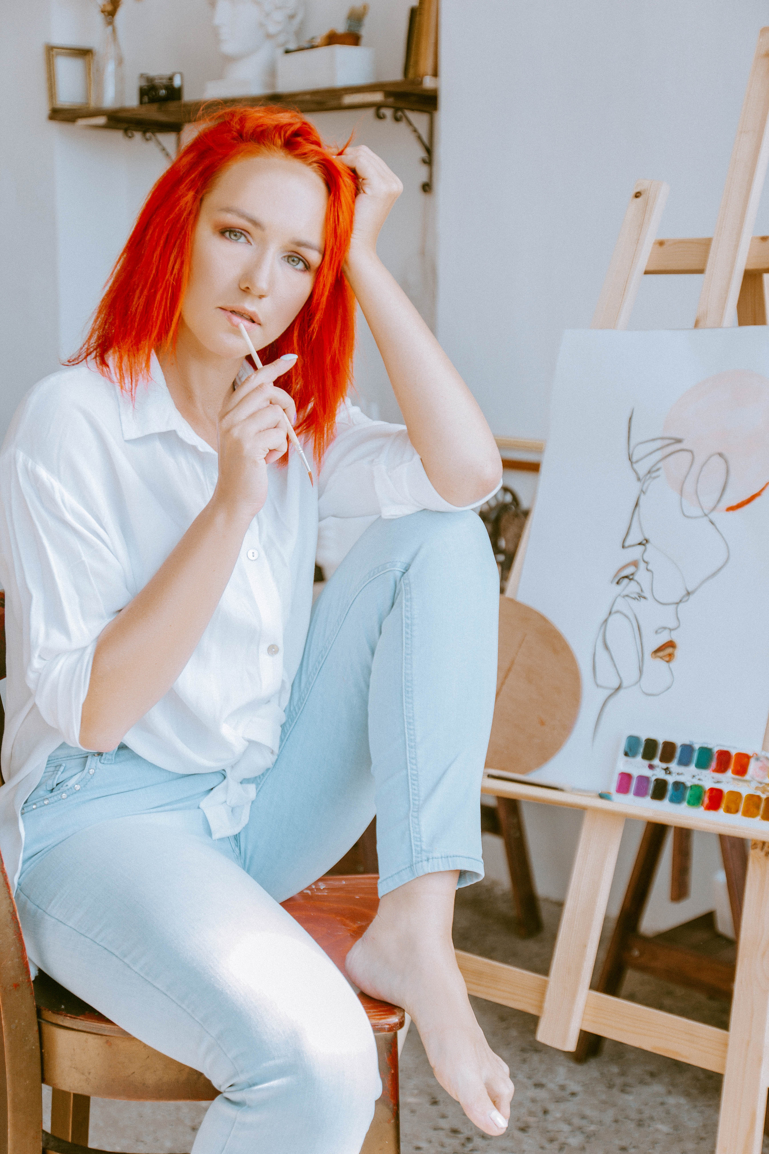 Художница. Детский| Семейный фотограф в Санкт-Петербурге Коршунова Анна