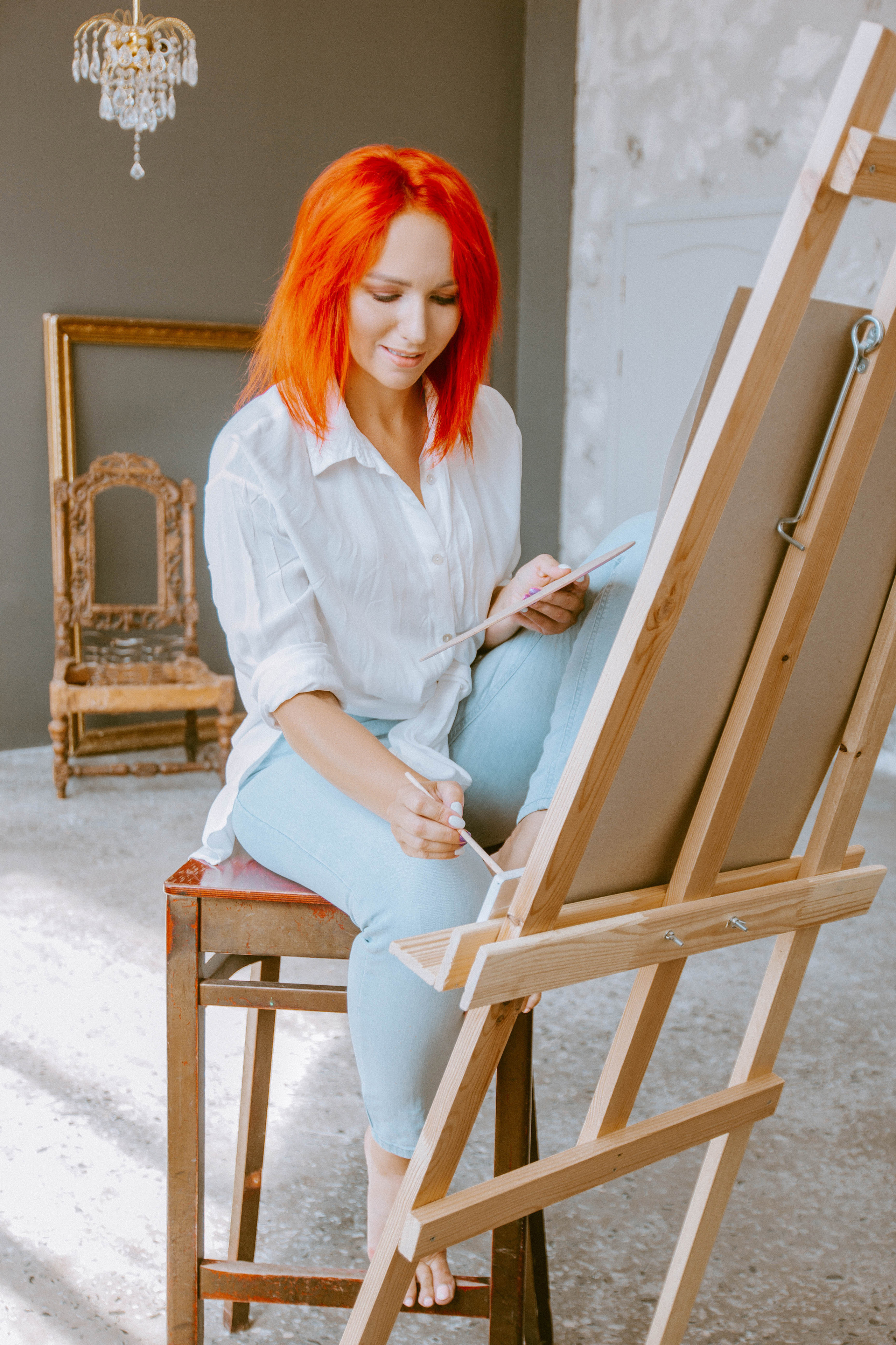 Художница. Детский| Семейный фотограф в Санкт-Петербурге Коршунова Анна