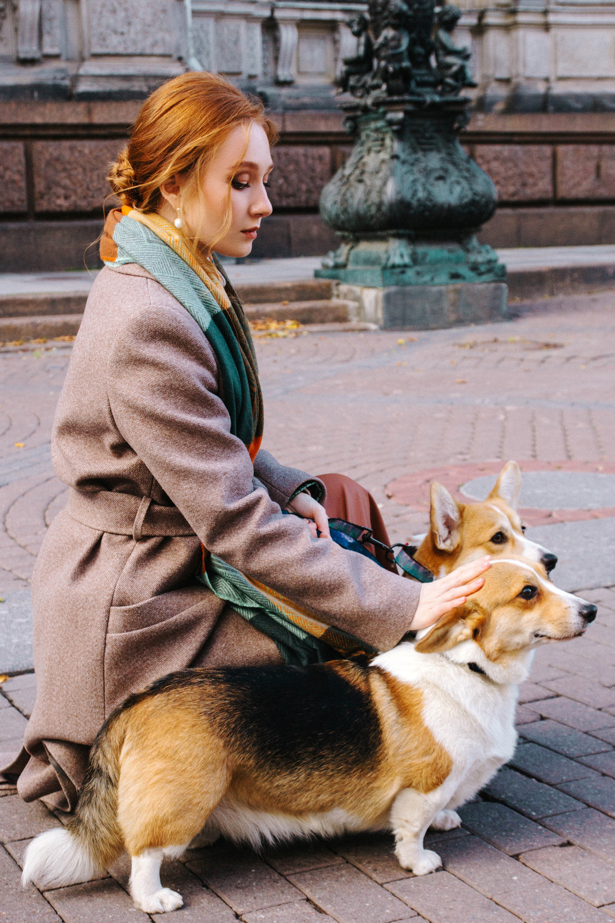На прогулке с корги. Детский| Семейный фотограф в Санкт-Петербурге Коршунова Анна