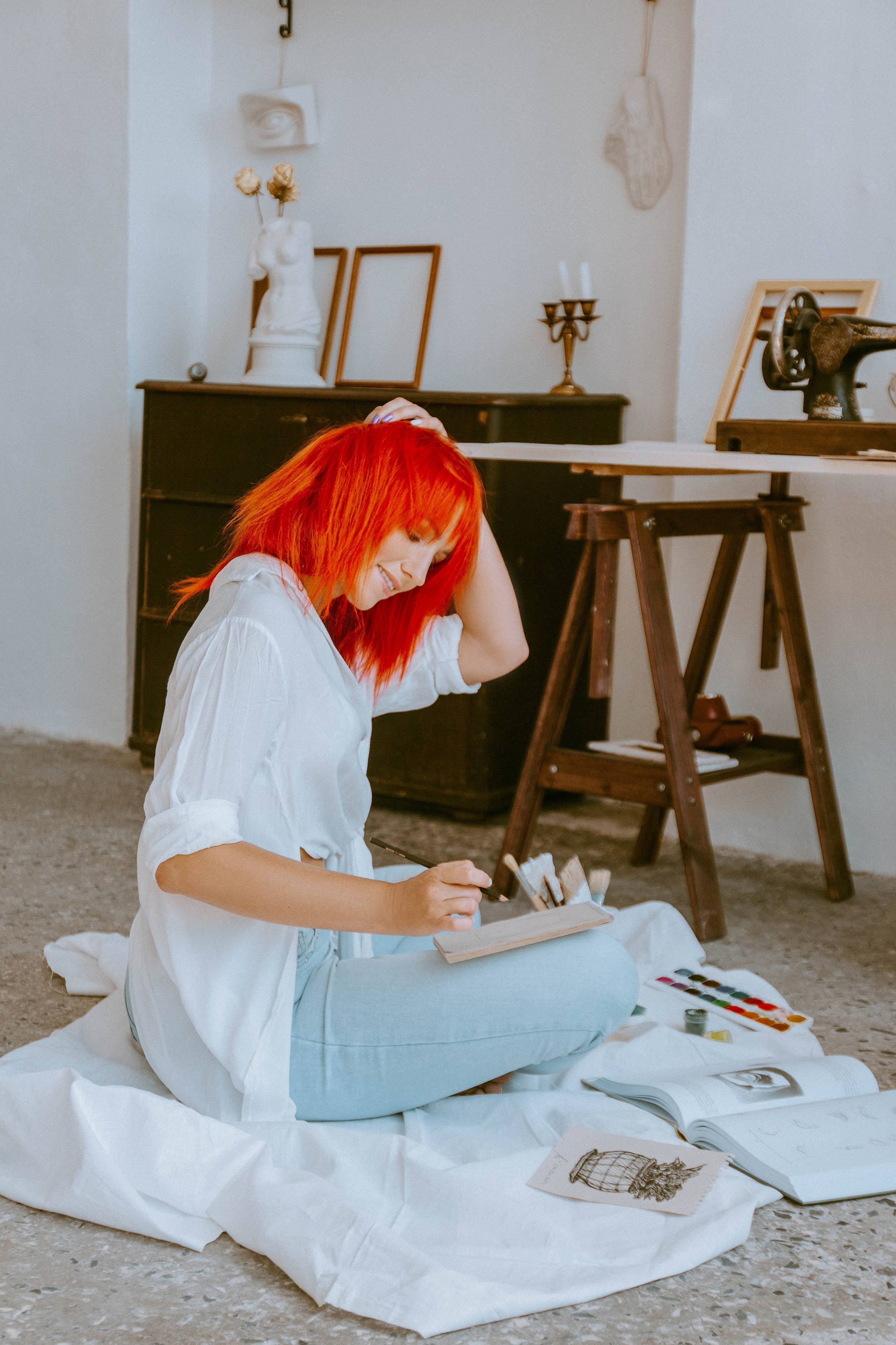 Художница. Детский| Семейный фотограф в Санкт-Петербурге Коршунова Анна