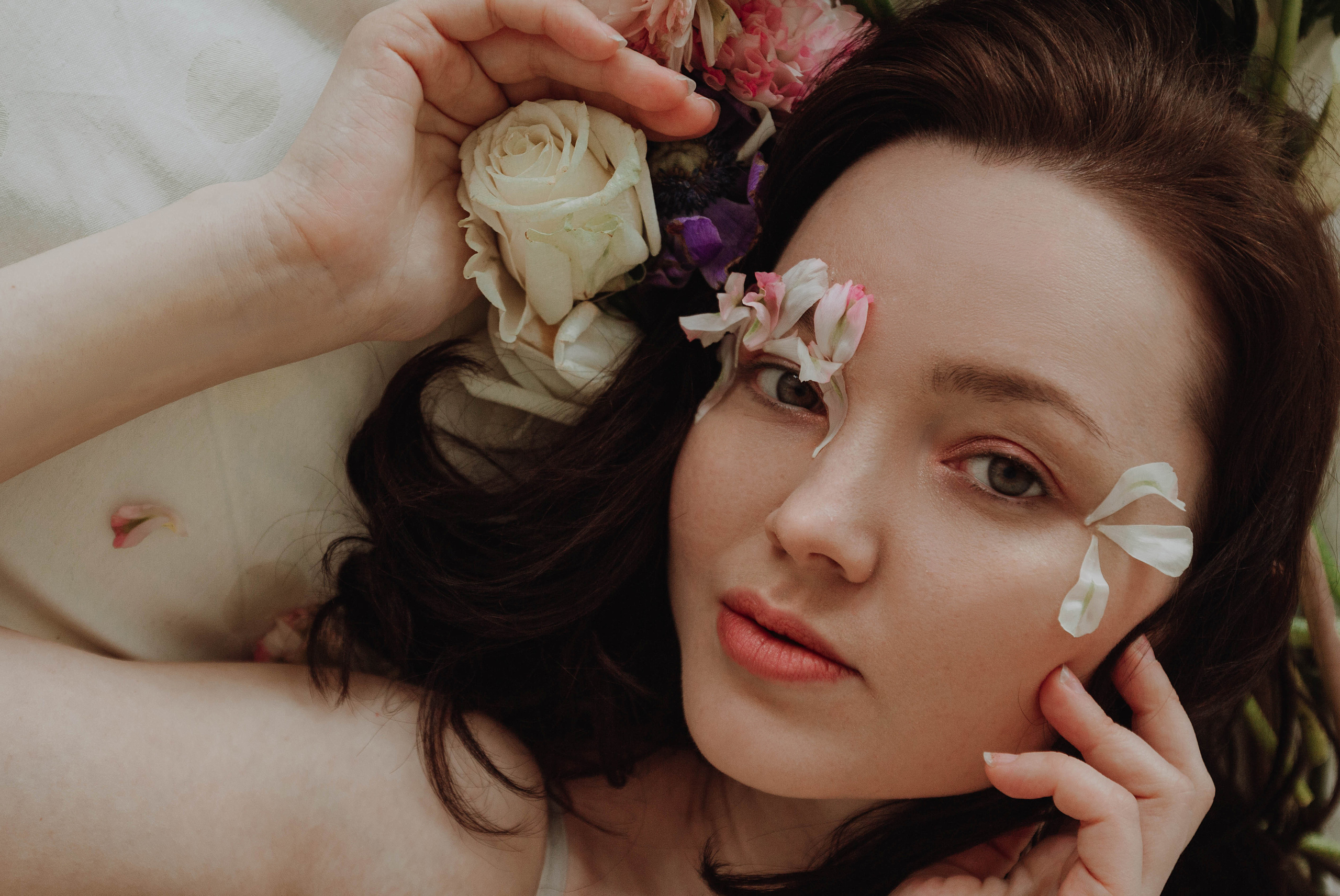 Алина в цветах. Детский| Семейный фотограф в Санкт-Петербурге Коршунова Анна