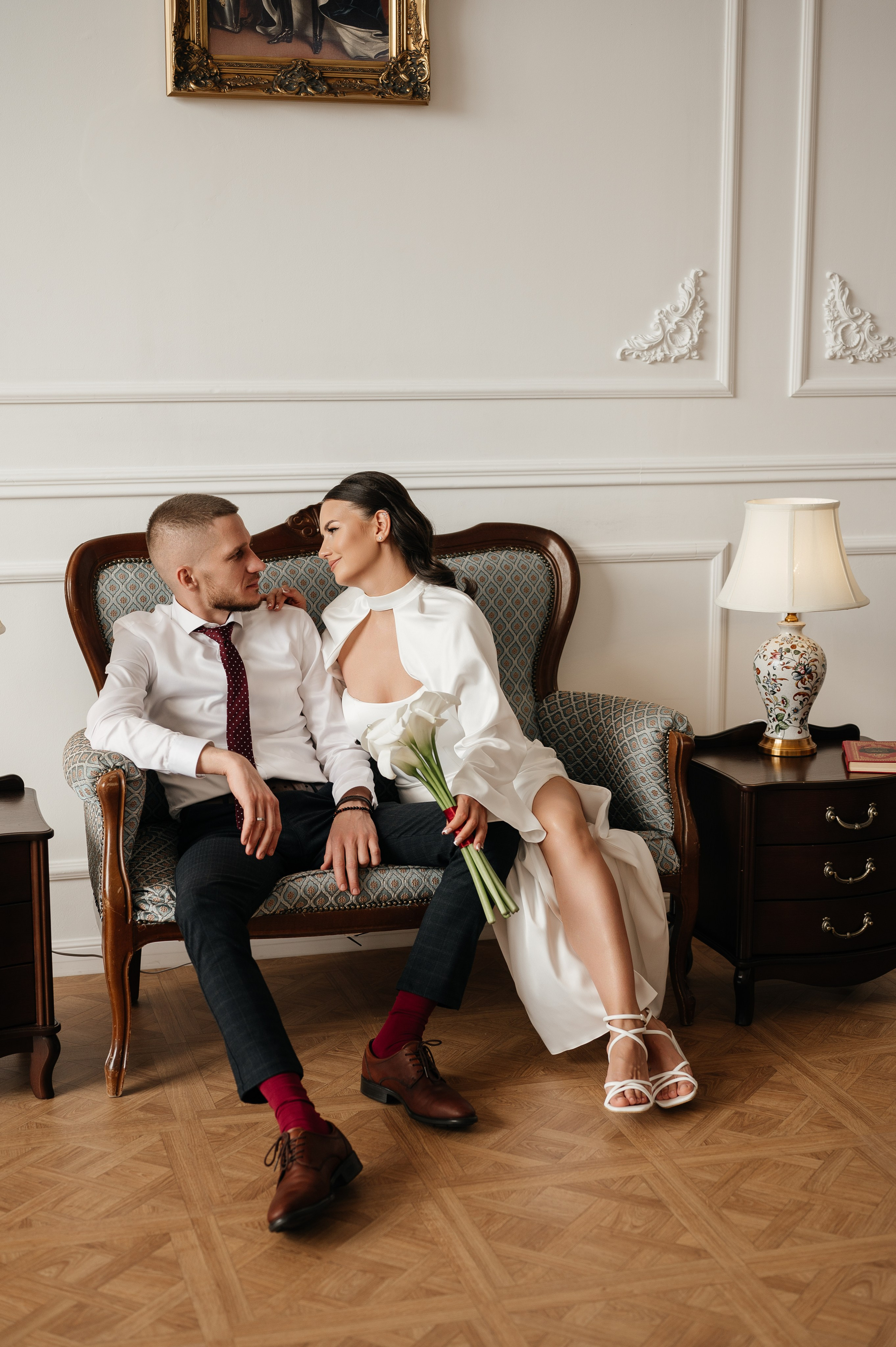 Свадебная фотосессия в студии. Свадебный и семейный фотограф в Краснодаре Алина Мельник