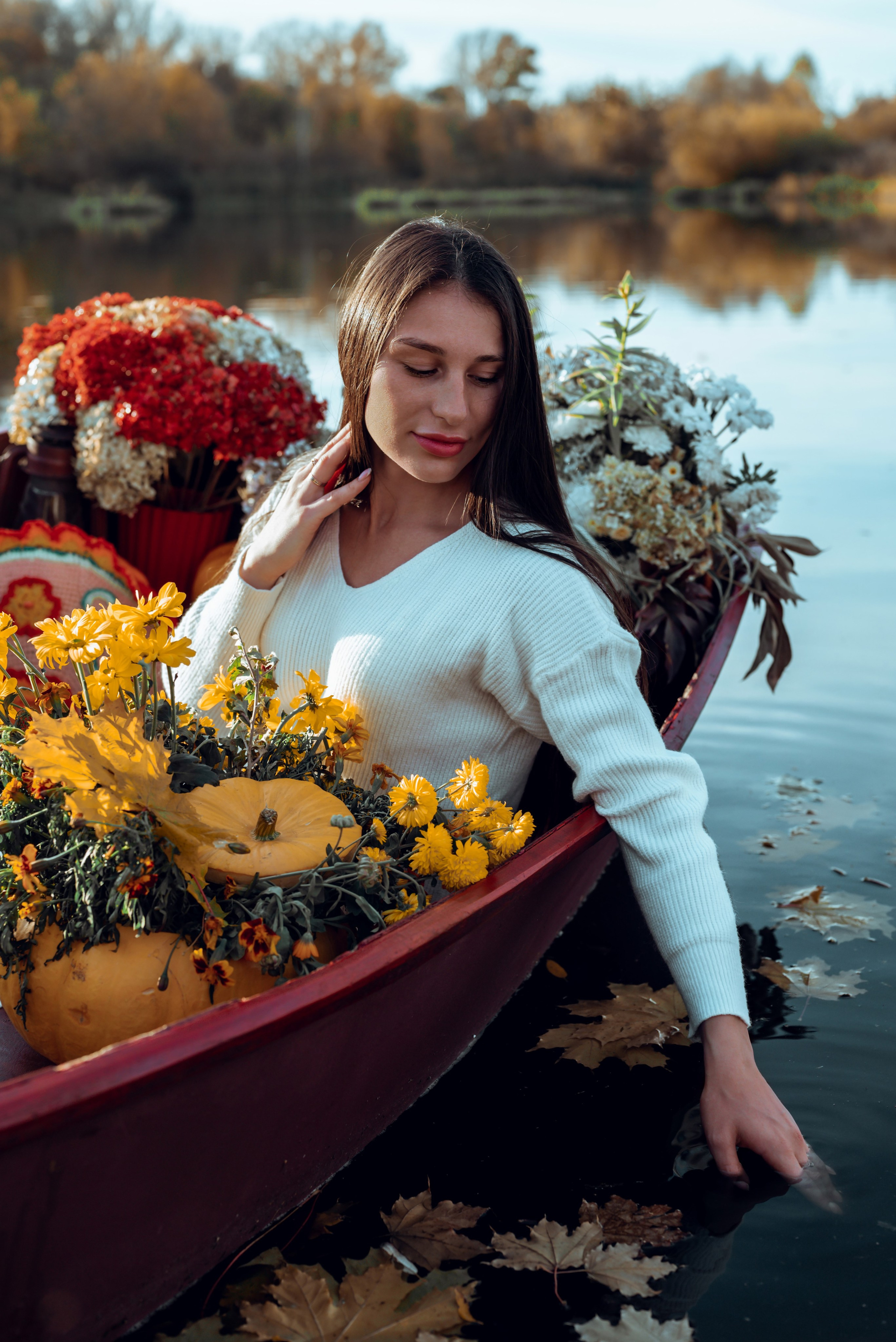 Фотопроект с осенней лодкой. Фотограф в городе Салават