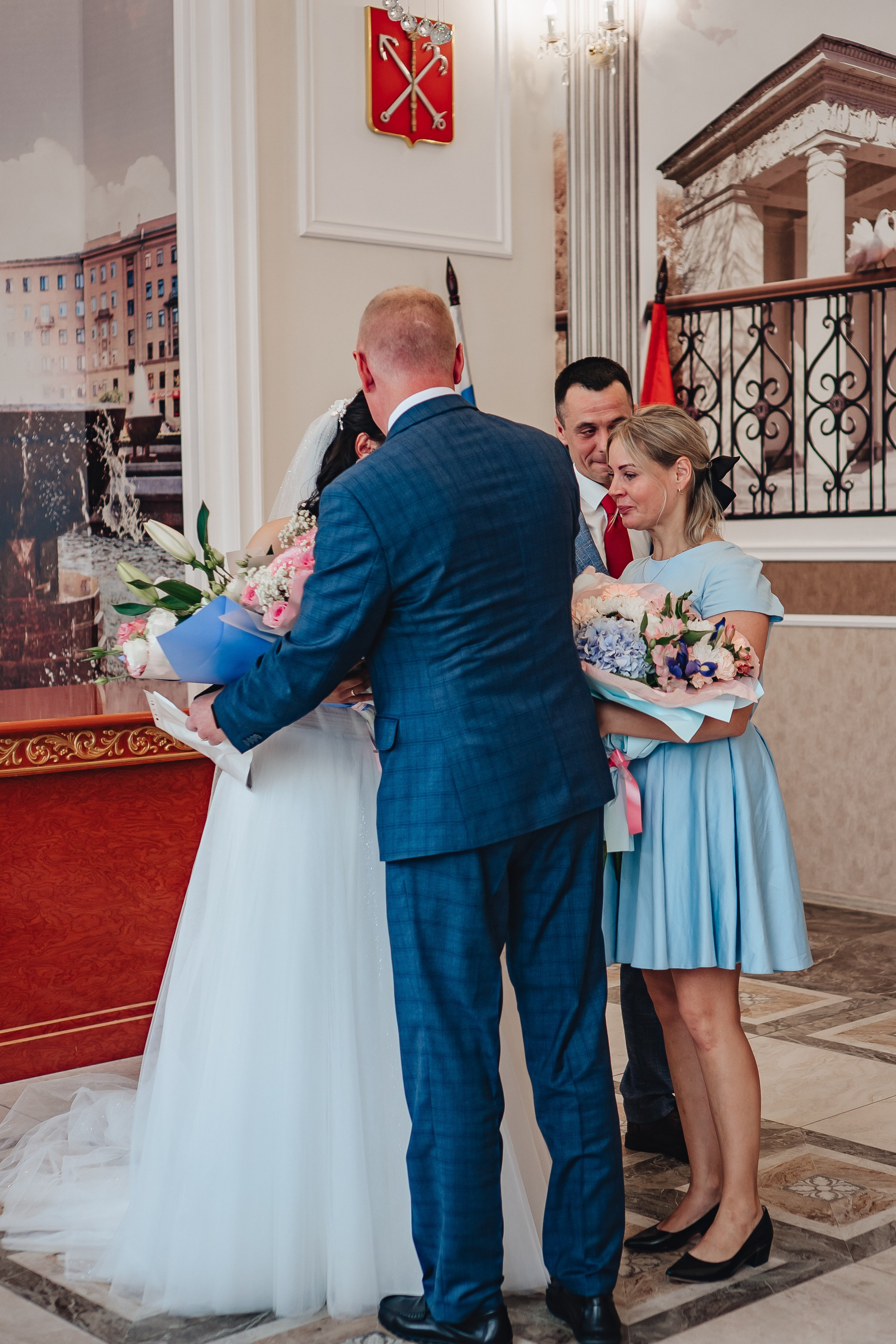 СВАДЕБНАЯ СЬЕМКА В ЗАГСЕ НА МОСКОВСКОМ ПРОСПЕКТЕ. Профессиональный фотограф, Санкт-Петербург — Виктория Богомолова