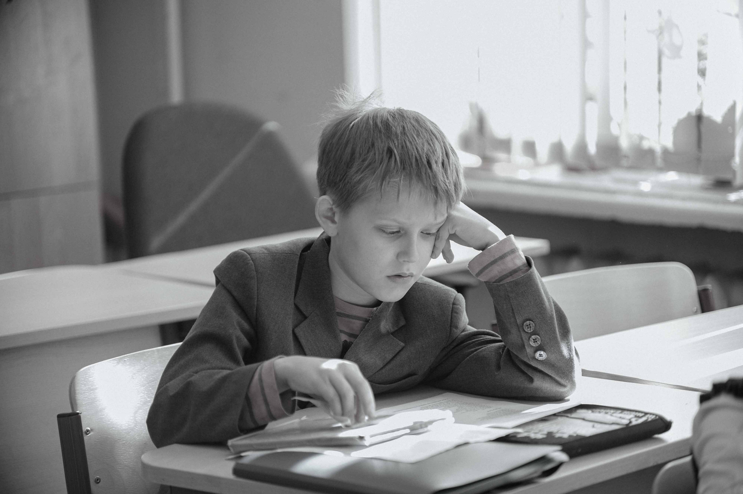 4 класс на уроке, школа 26, Москва, 2013 год. Фотограф и видеограф в Москве и Абу Даби Мария Кулагина