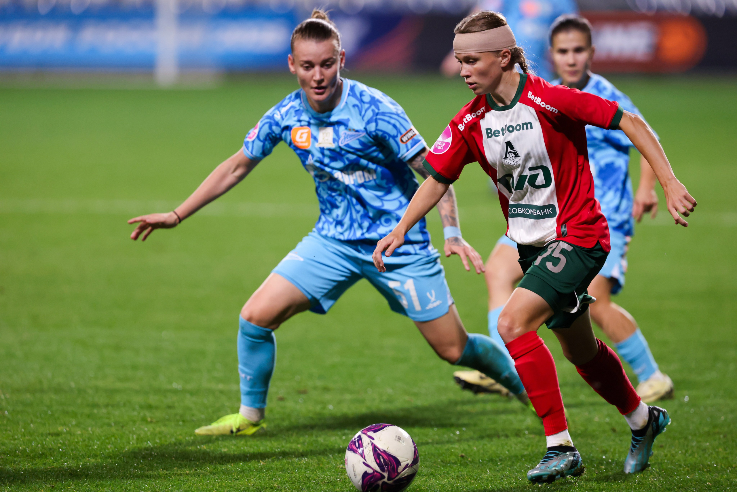 ЖФК «Зенит» — ЖФК «Локомотив» Москва Winline Кубок России 13.09.2025. Спортивный и репортажный фотограф Антон Тереханов