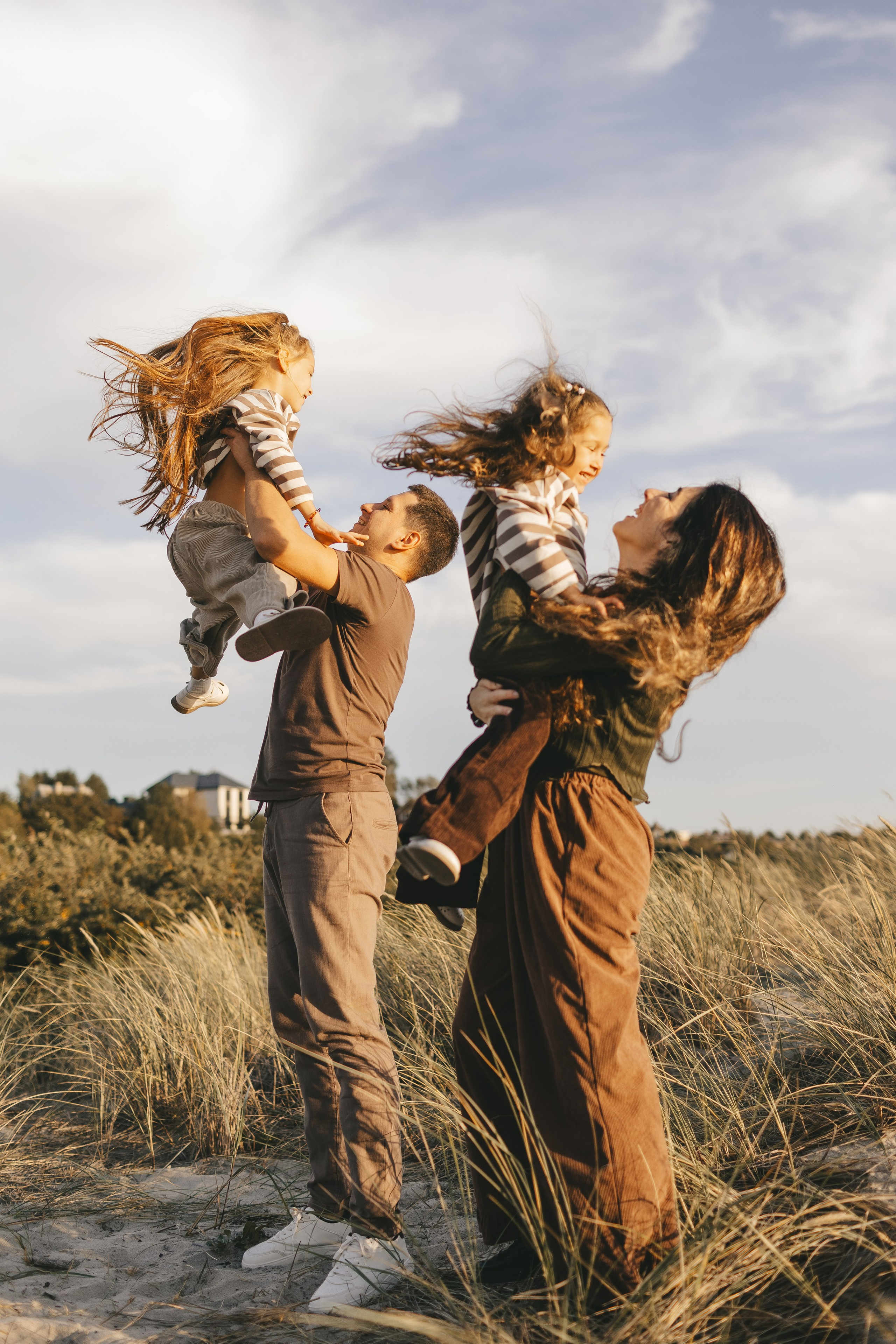 Семейная фотосессия на улице. Семейный и детский фотограф и видеограф в Москве, Дрокина Наталья