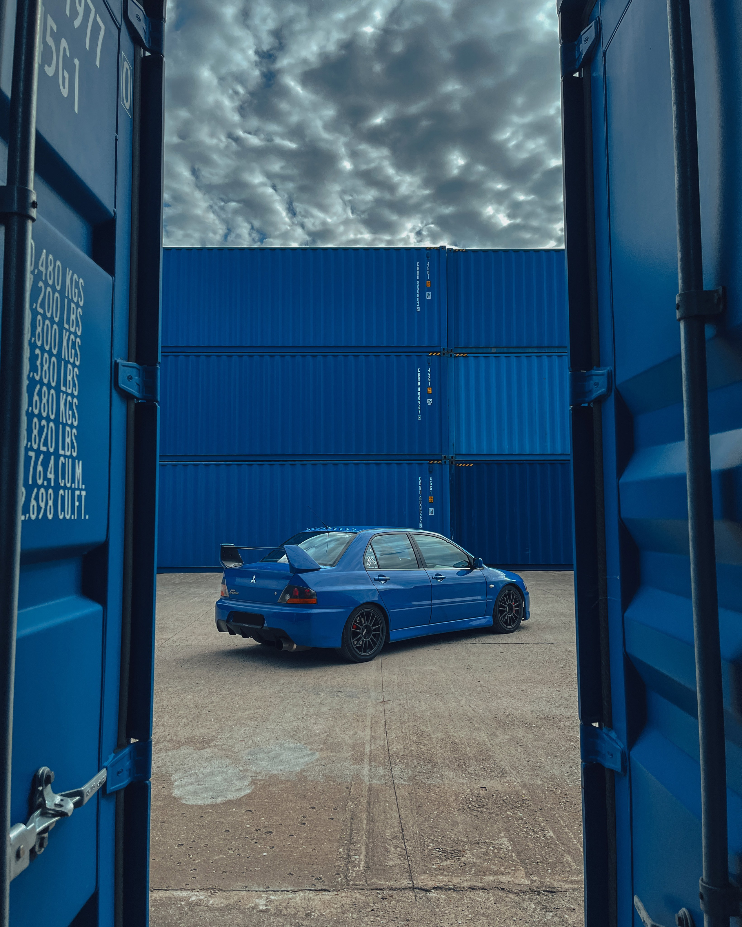 Mitsubishi Lancer Evo VIII. DeLorein