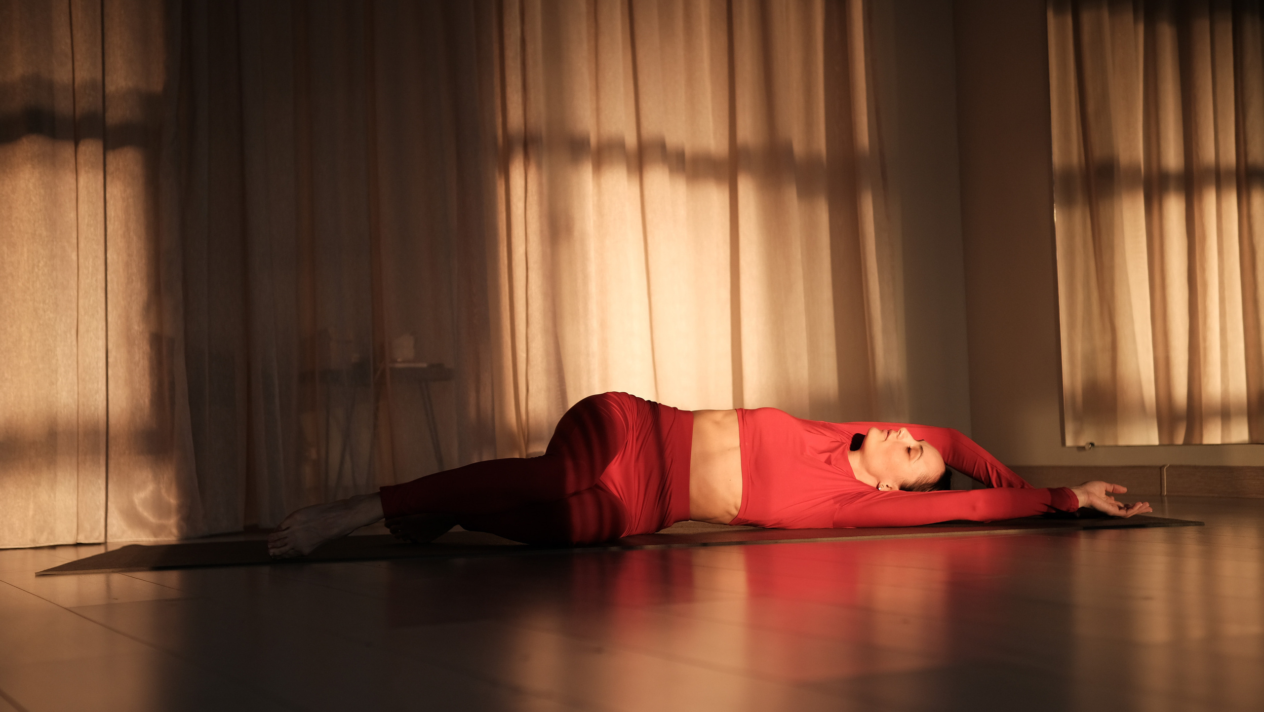 Съемка для тренера по растяжке. Главная