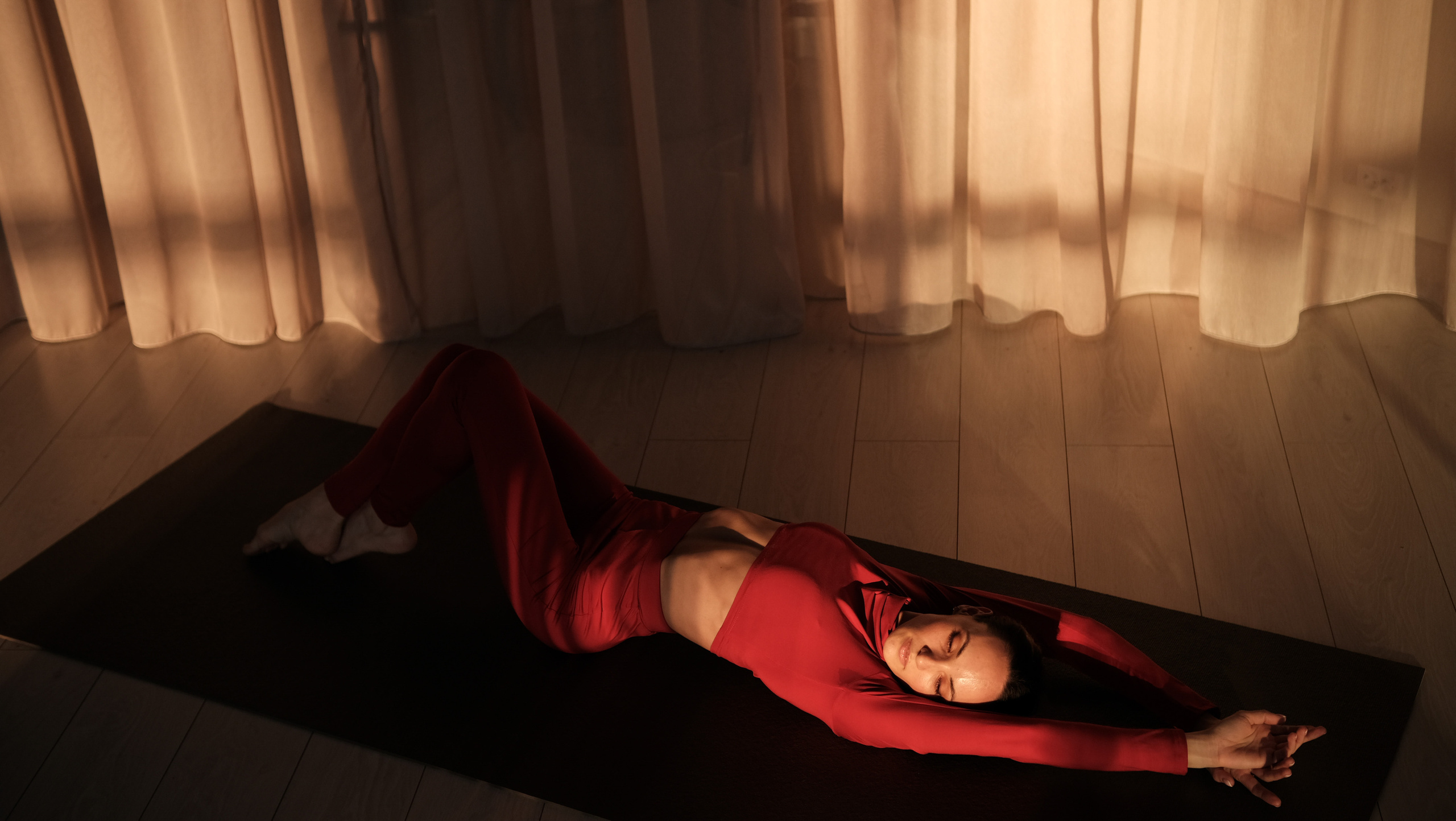 Съемка для тренера по растяжке. Главная