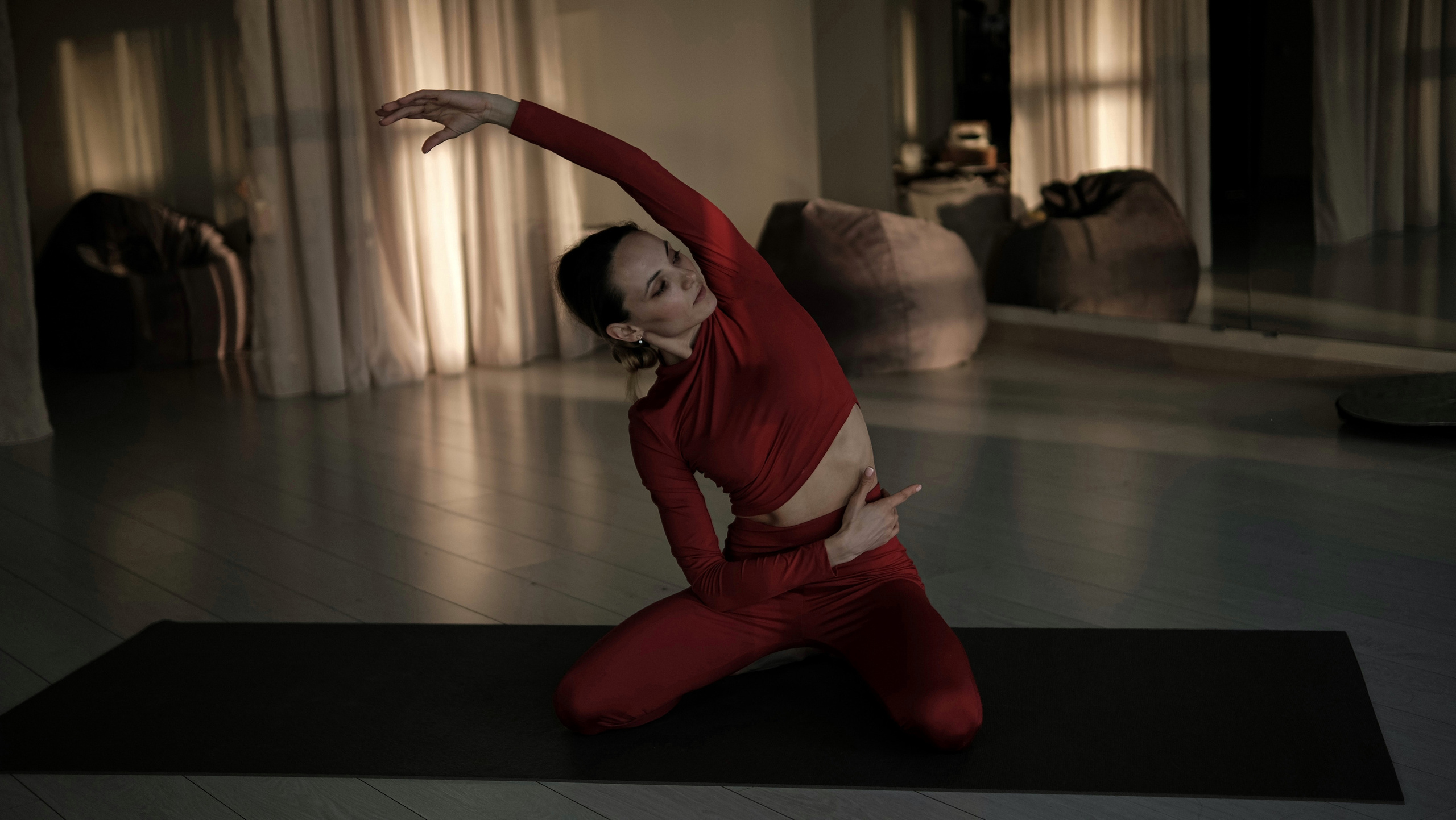 Съемка для тренера по растяжке. Главная