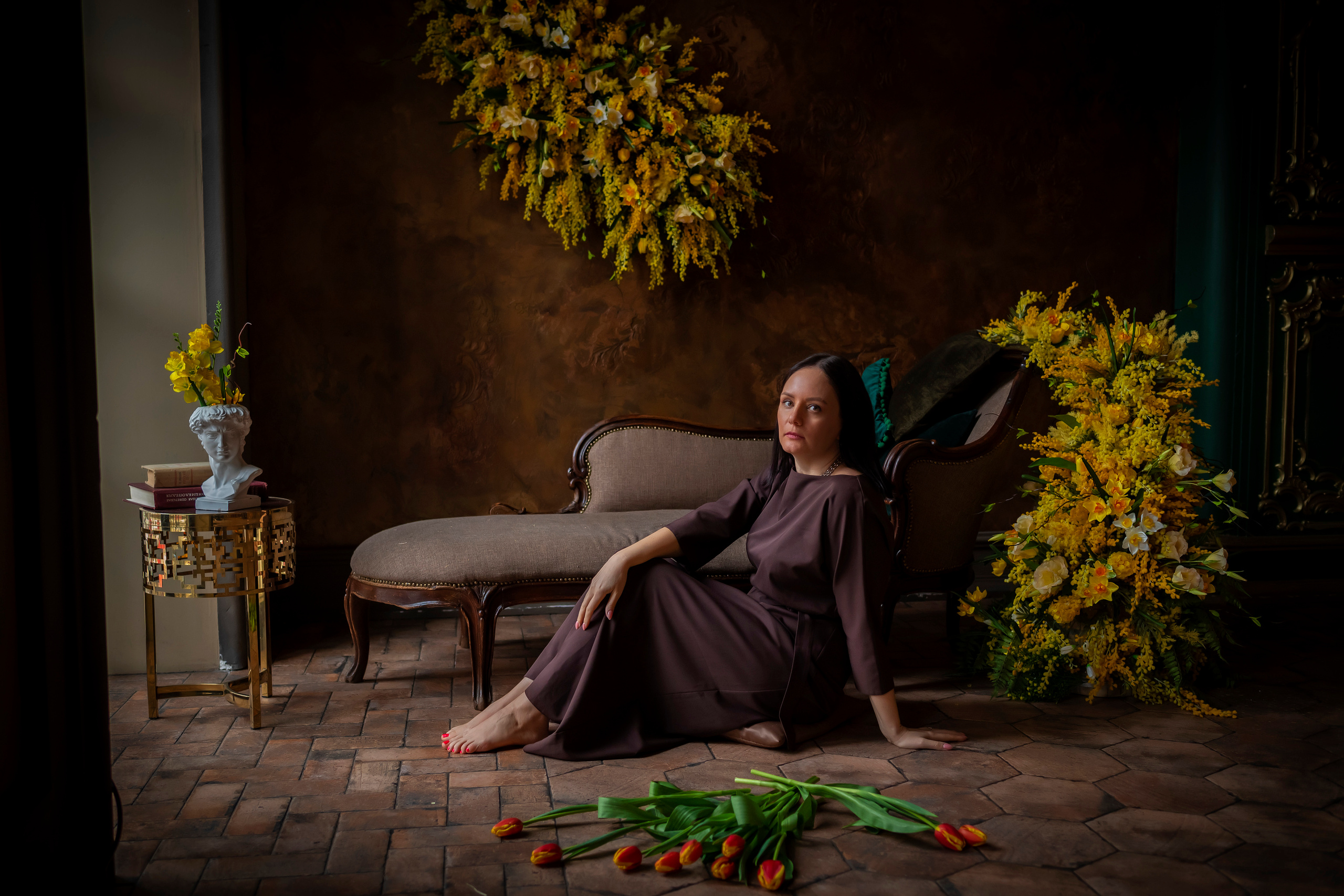 фотосессия с цветами