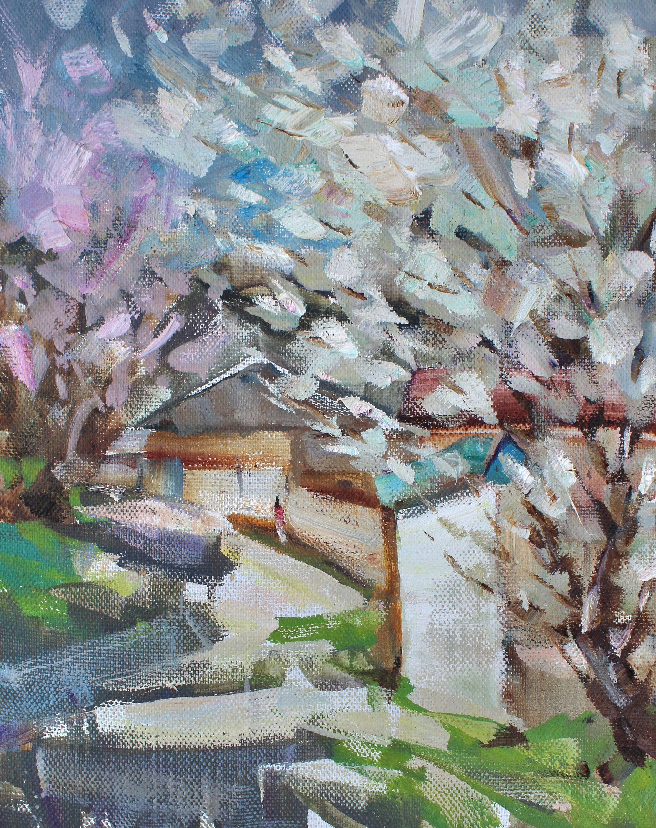 "Весна". 2025. Холст, масло. 40х50 см. Цена: 10000 руб.