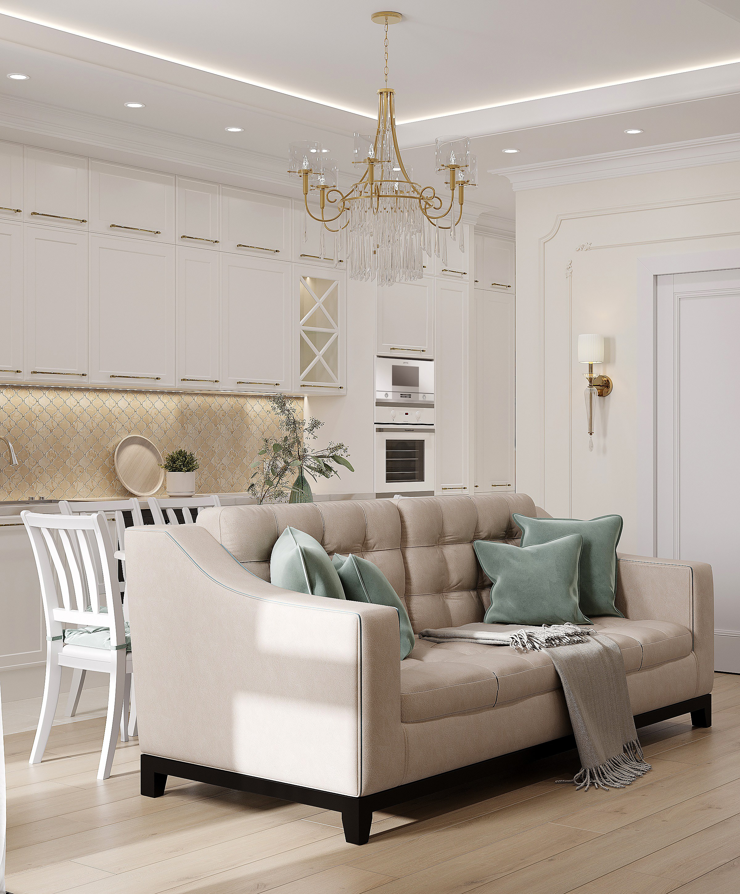 ЖК ЭНИТЕО, 71 м² | МОСКВА. Design interior-Samsonyan R