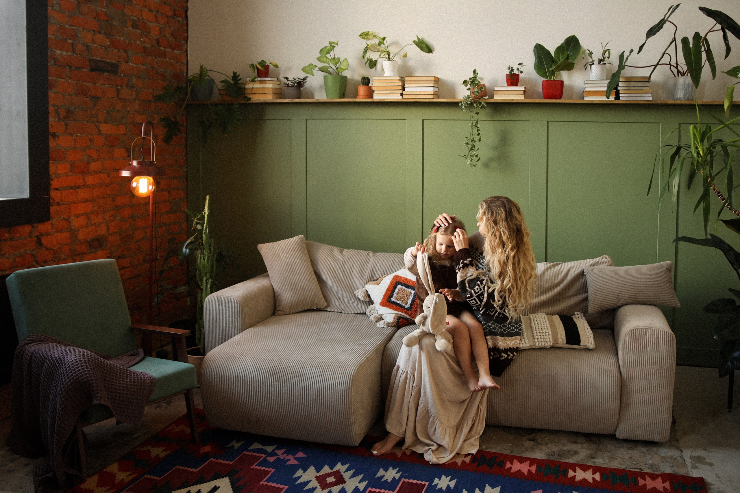 Мама и дочка фотосессия в студии. Фотограф Владимир Москва