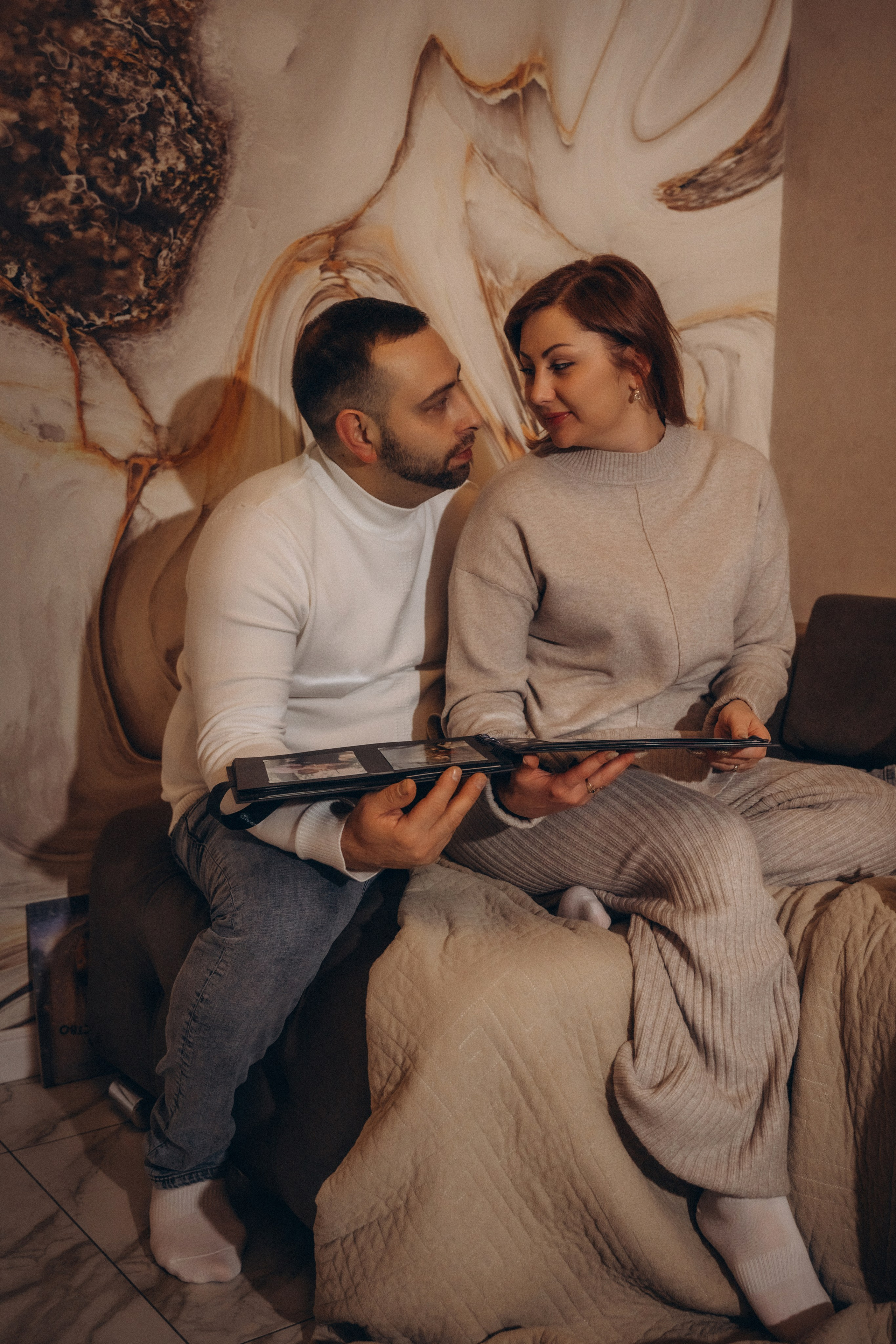 Семья Киприяновы, Новый год дома. Семейный фотограф в Белгороде Амелина Алина