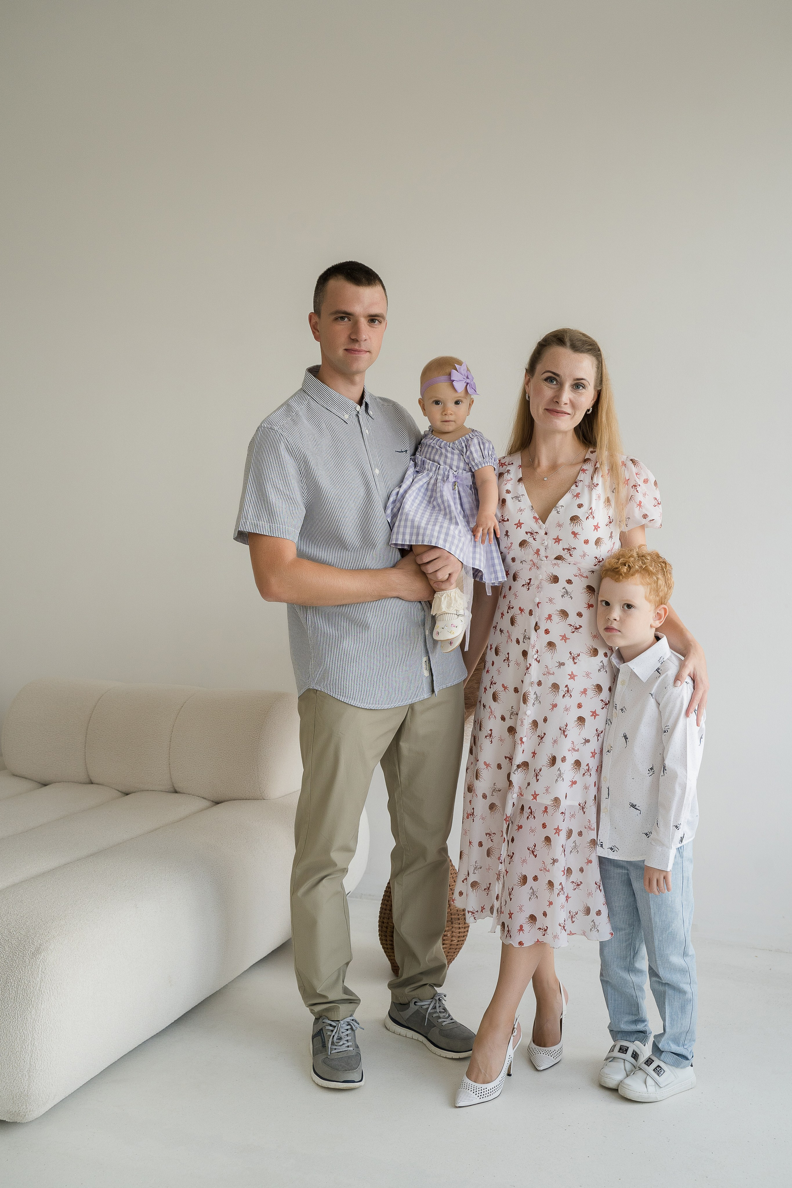 Семейная фотосессия в студии. Свадебный и семейный фотограф в Пушкине и Санкт-Петербурге Мария Филиппова