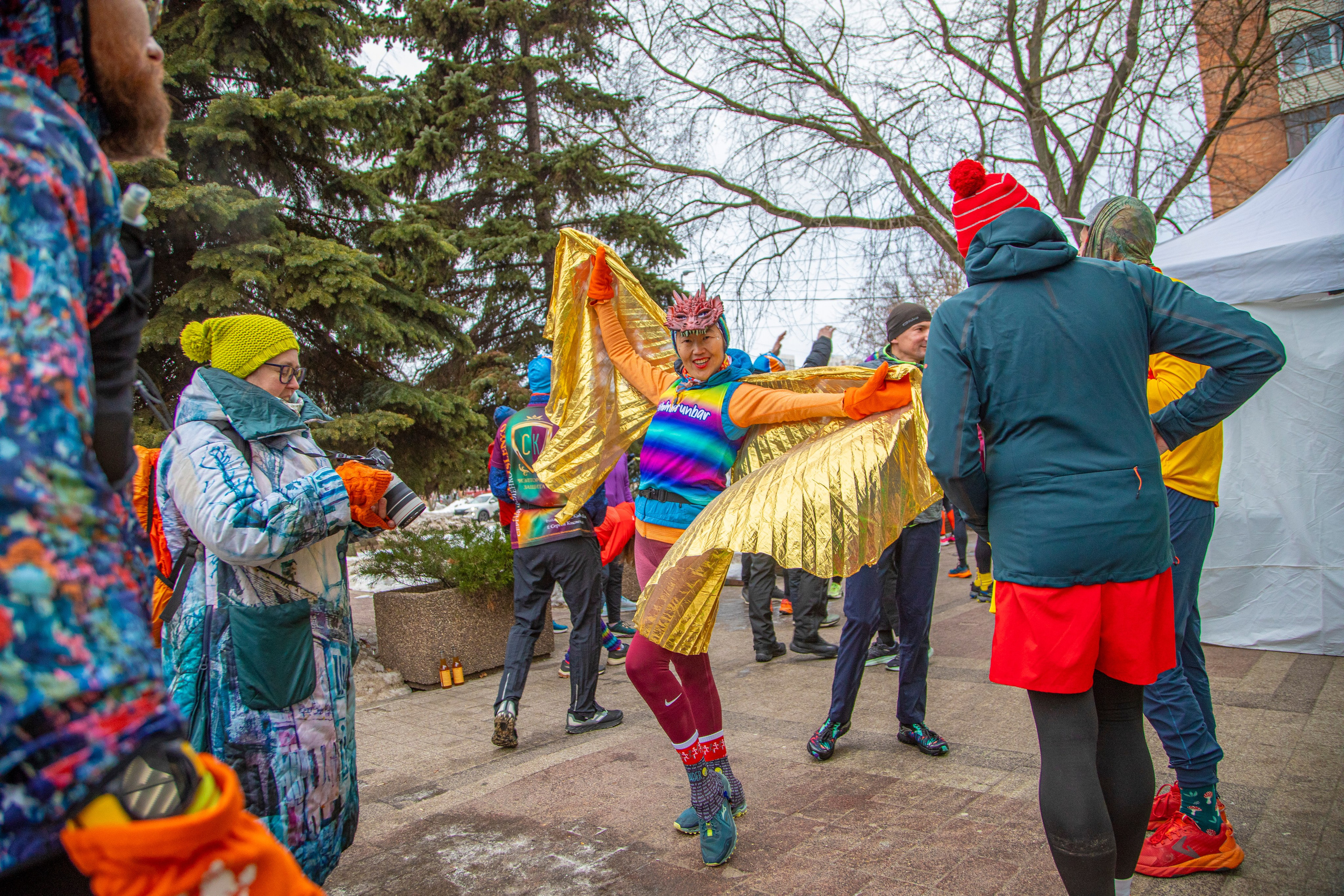 Марафон у дома, этап Химки 22.12.24. Фотограф Сергей Ловкий