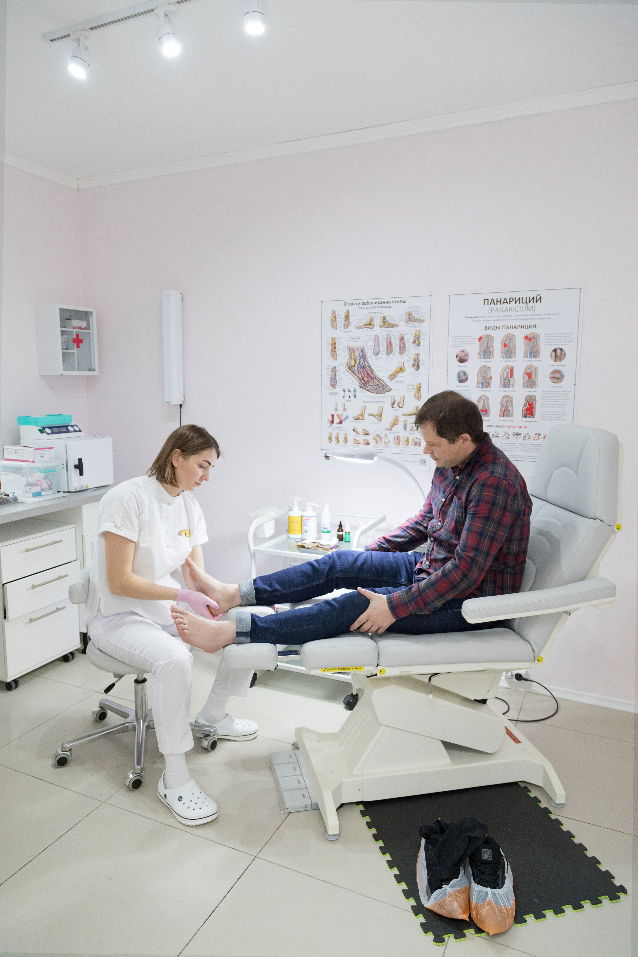 Фотосессия рабочего кабинета подолога. Детский и контент фотограф Надя Волкова Санкт-Петербург