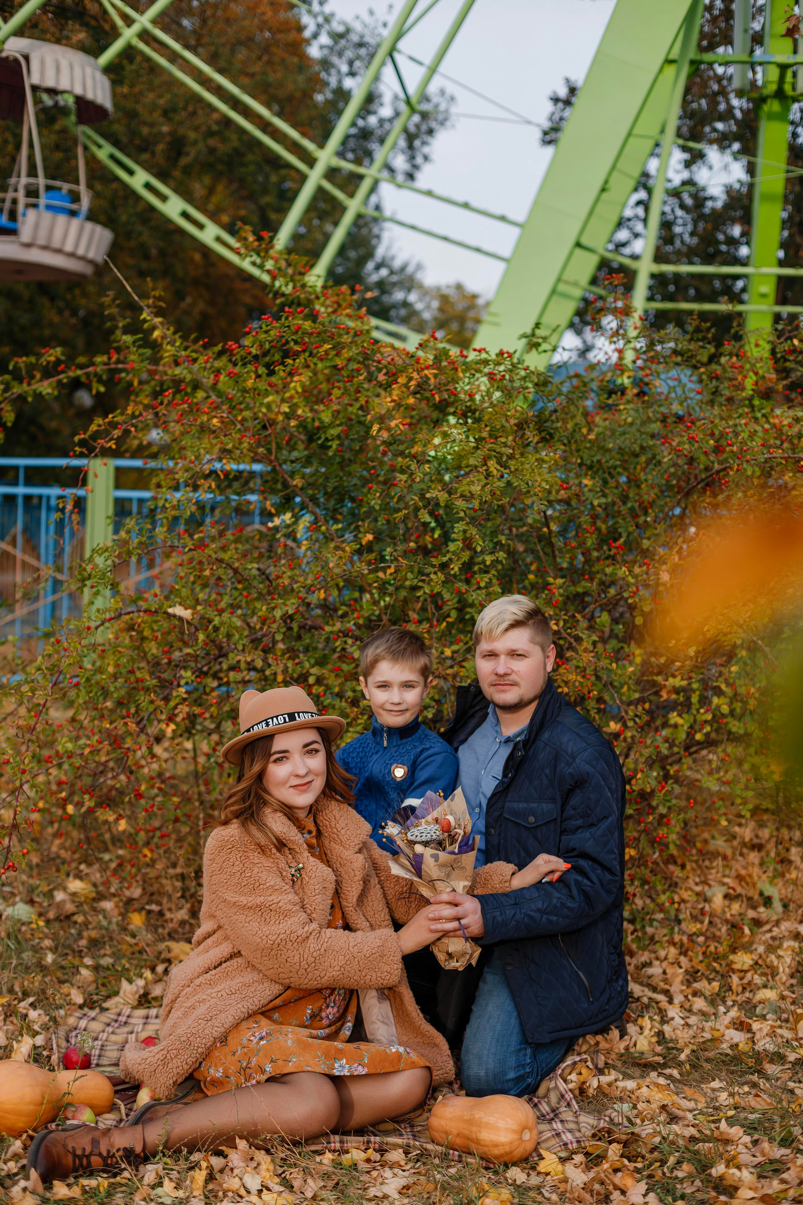 Яркая семейная осень. Свадебный и семейный фотограф в городе Воронеж. Ирина Боловина