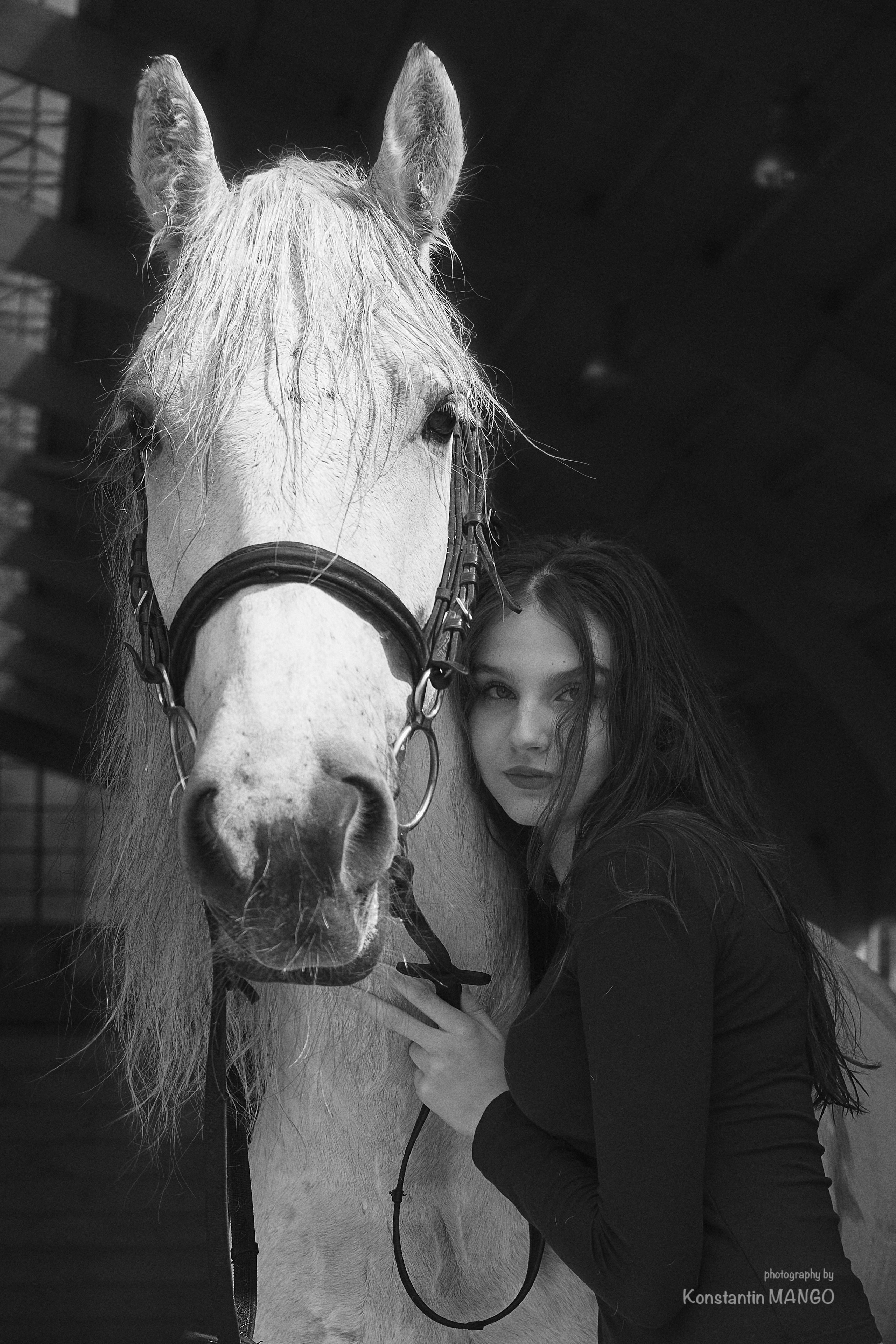 Фотопрогулка для Виктории и Полины на лошадях. Фотограф в Рязани. Свадьба, семейное фото, портрет. Константин Манго