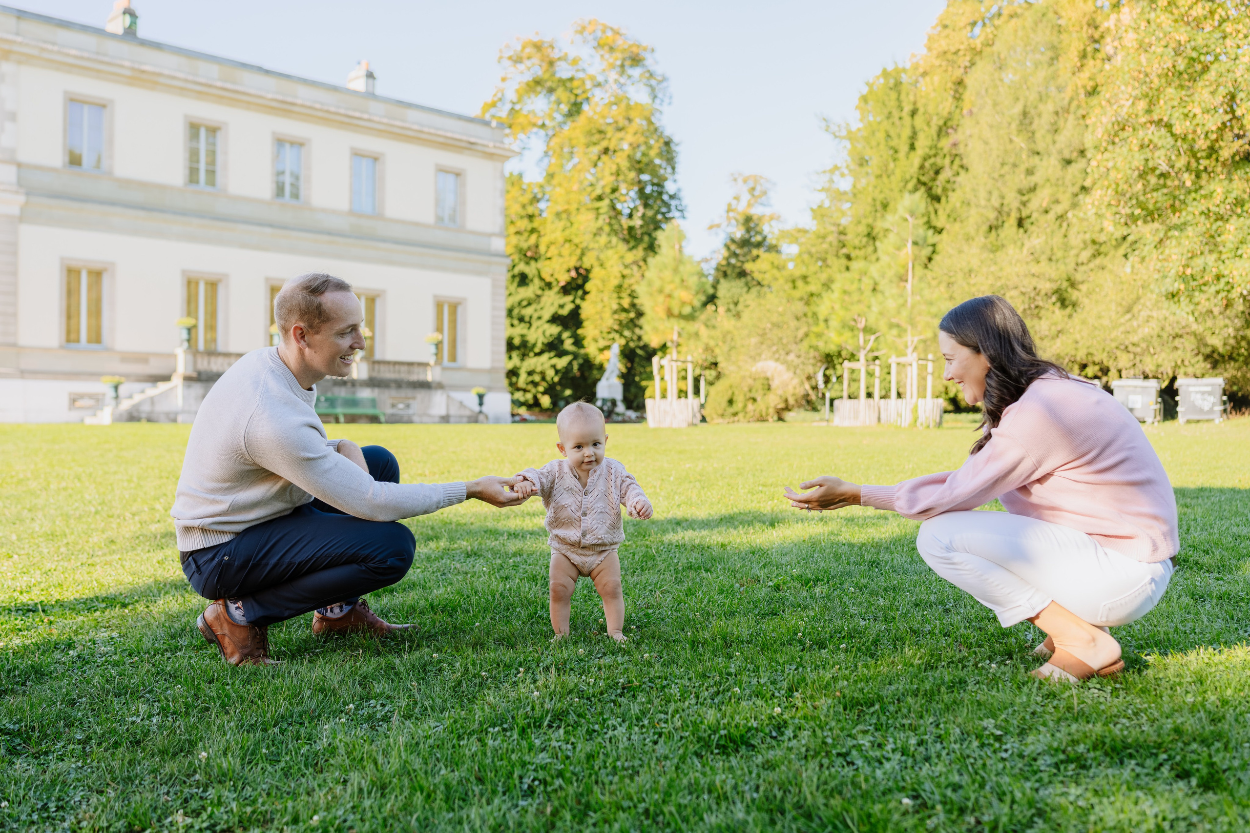 Andie & Will with daughters. Профессиональный свадебный фотограф в Женеве и Швейцарии | Таня Вовчецкая