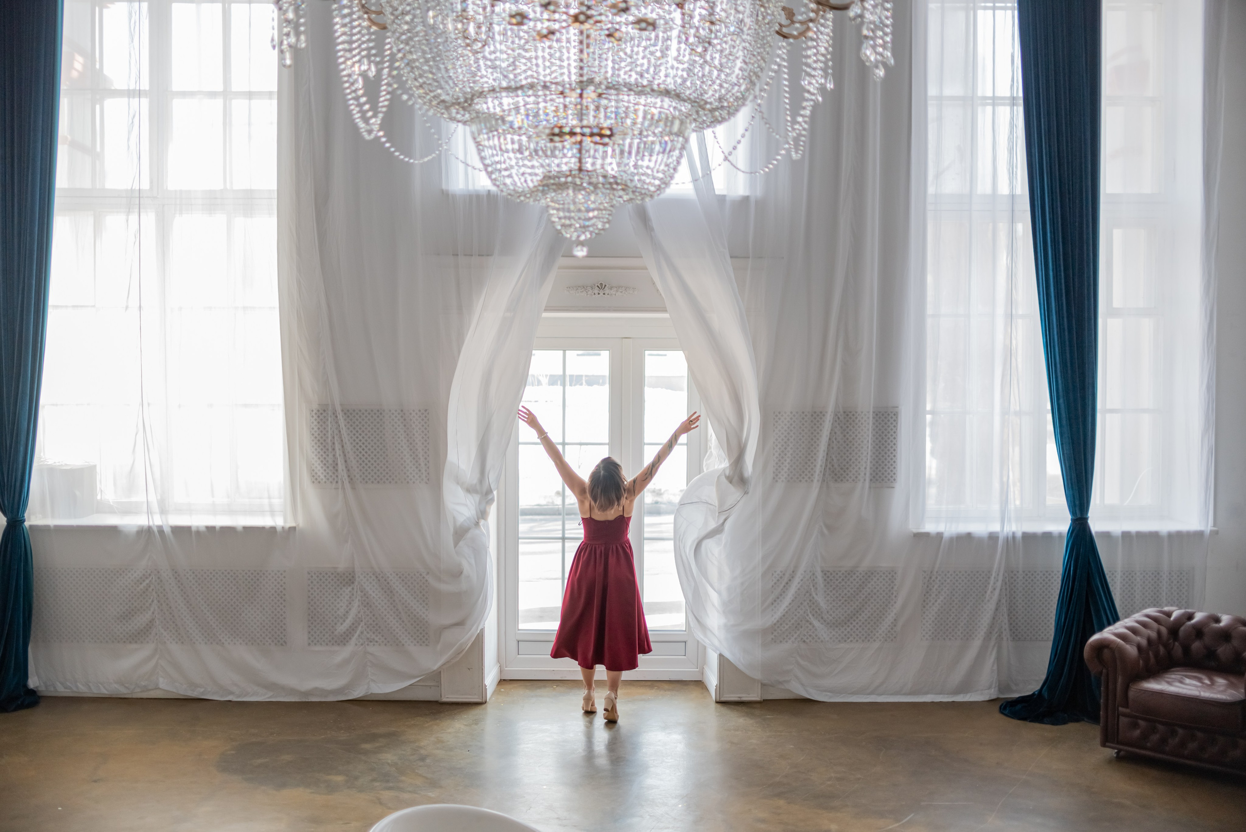 "Портрет женщины в профессиональной студии в Москве на ВДНХ