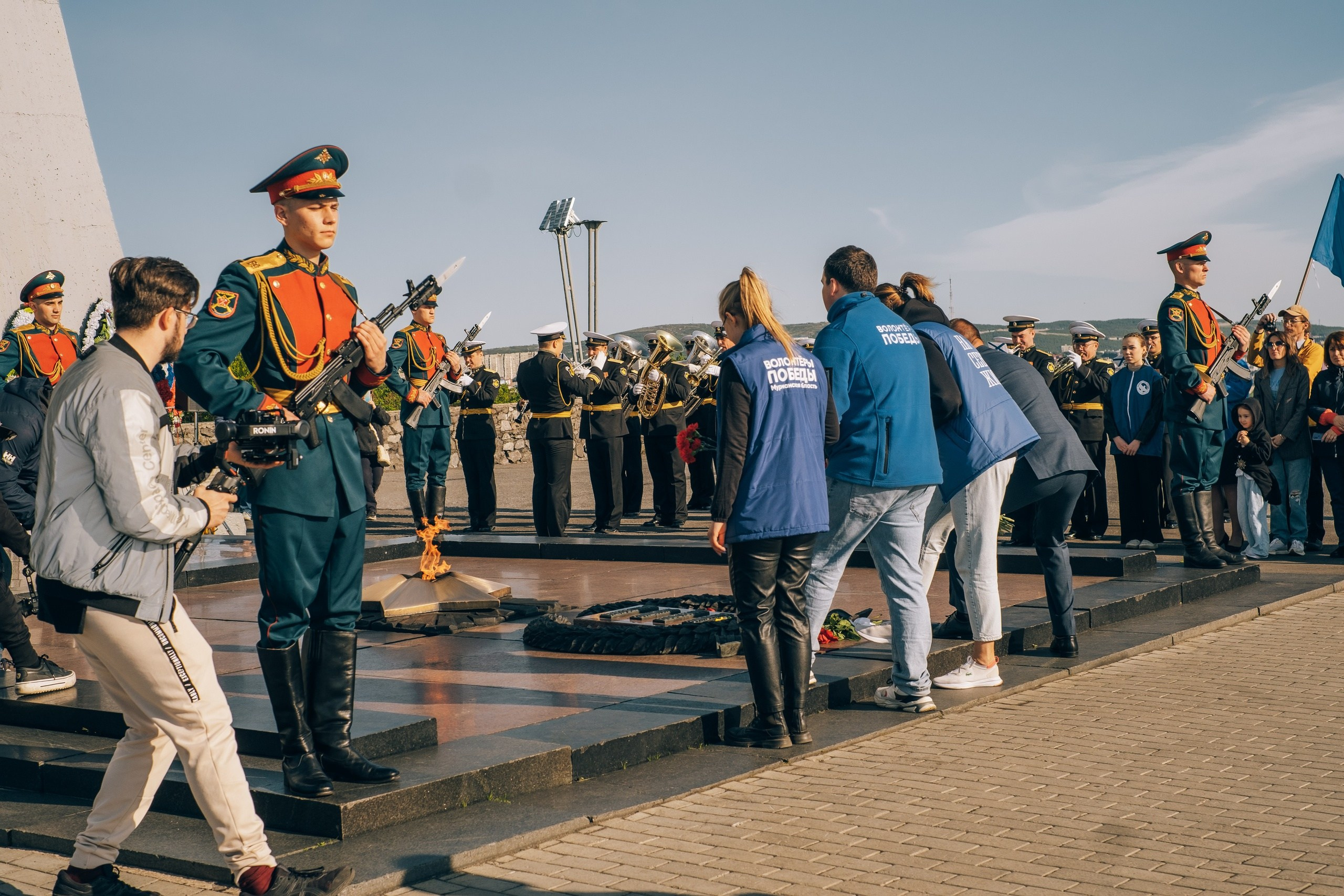 Репортаж церемонии «Путь Победы». Фотограф в Мурманске Полина Аленовская