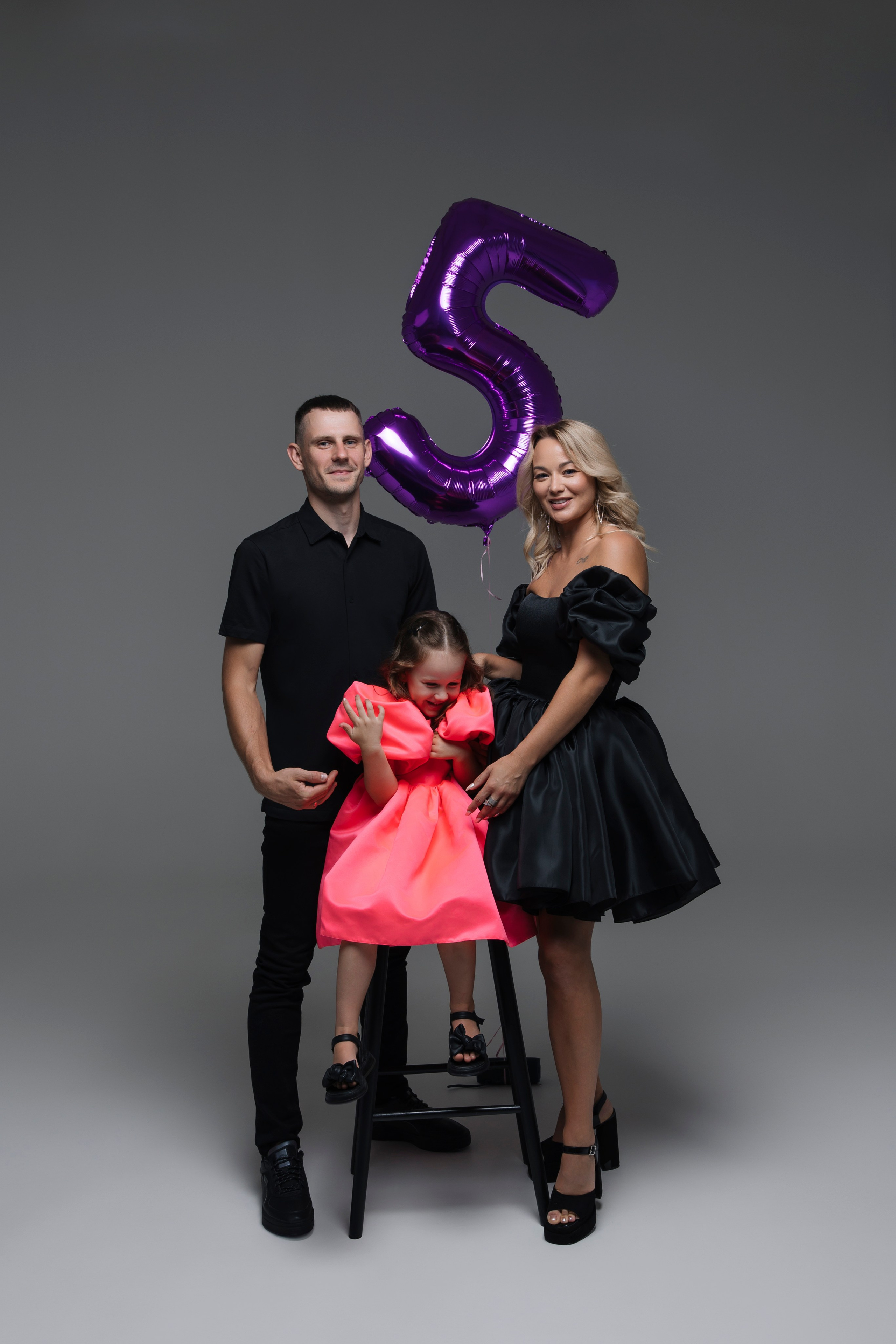 Семейная фотосессия к дню рождения 5 лет в Минске