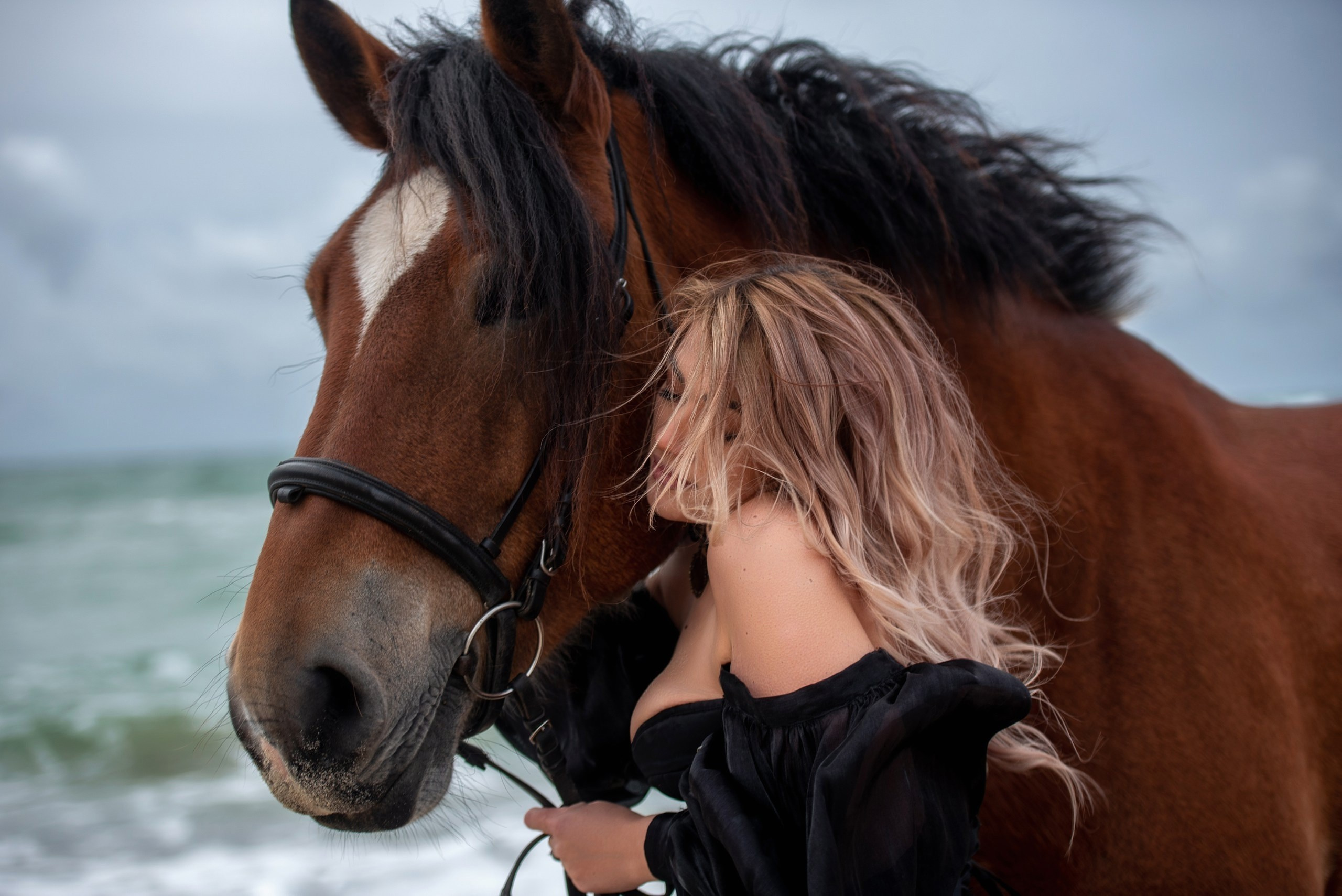 Побережье Балтийского моря. Фотограф с лошадьми в Калининграде Татьяна Ларина