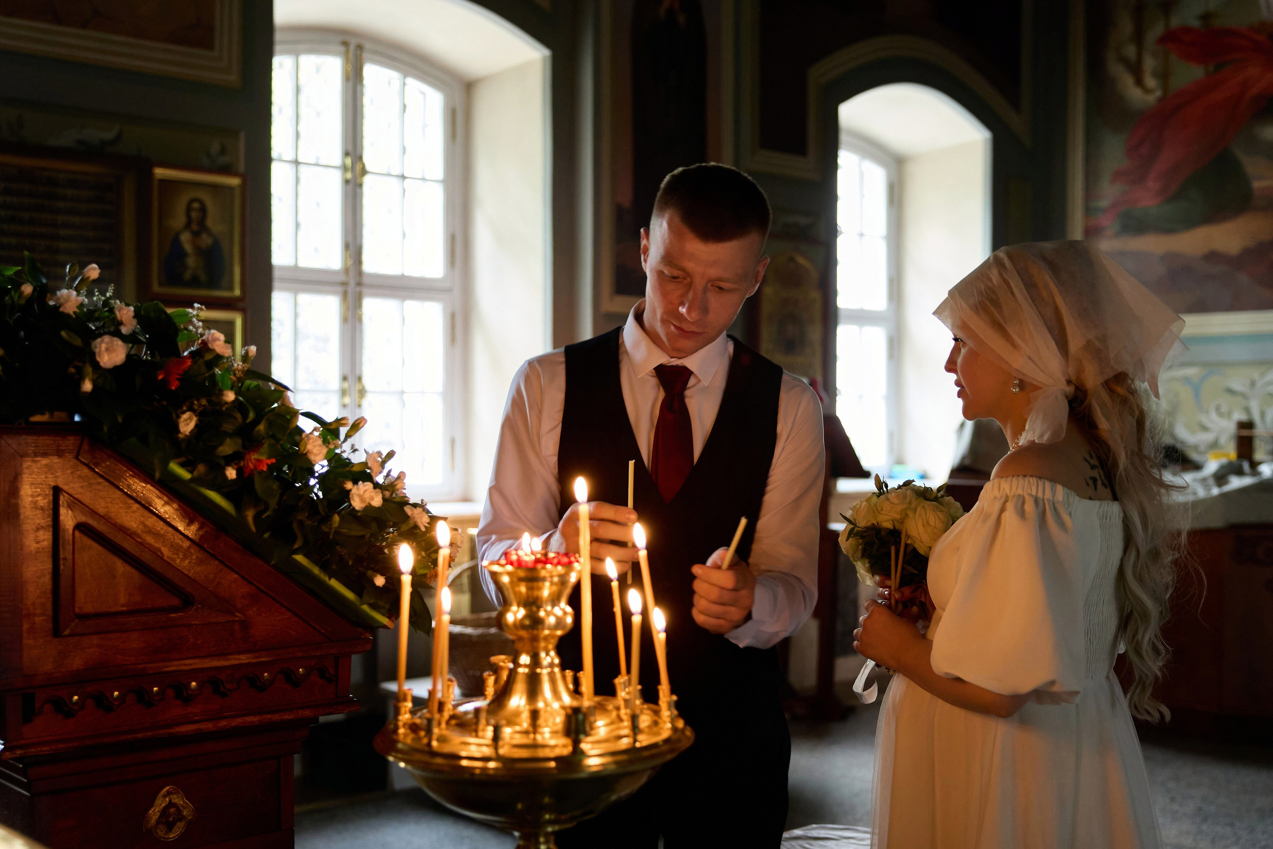 Свадебная фотосессия в Царицыно