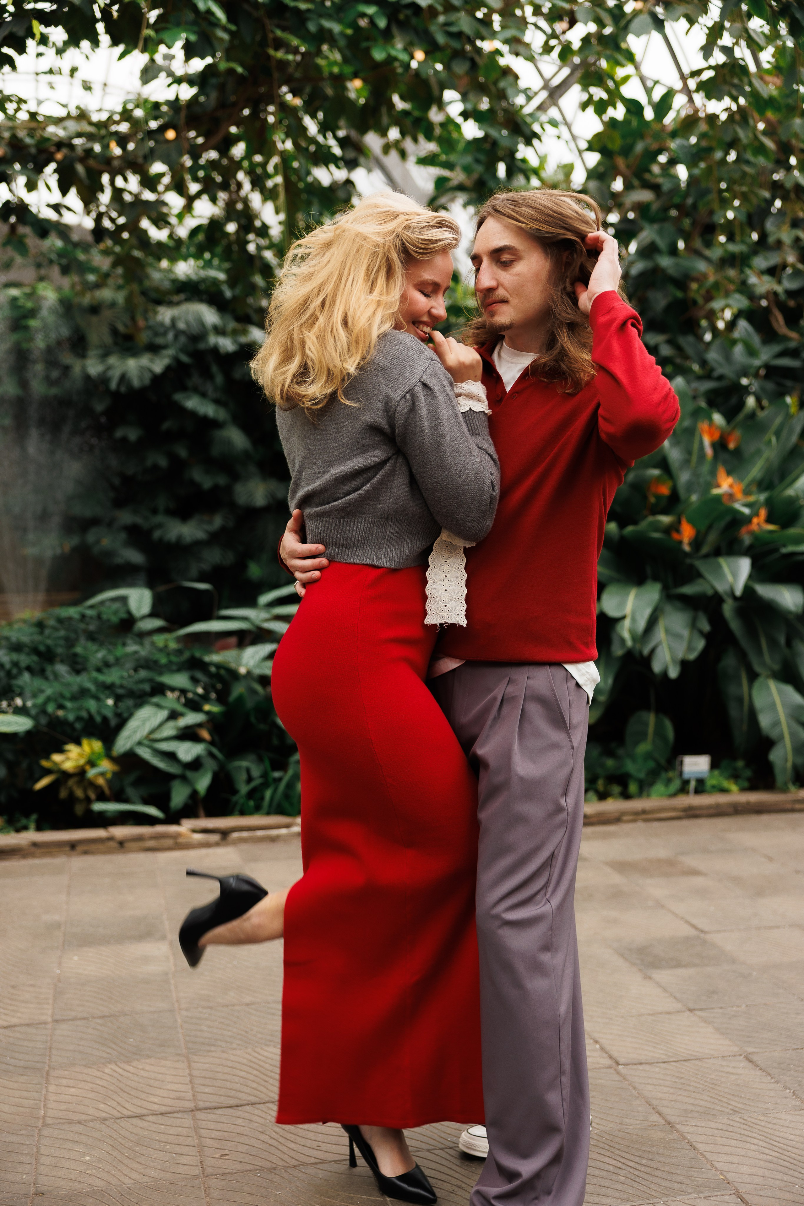 Предложение в оранжерее. Свадебный и семейный фотограф в Москве Красинская Мария