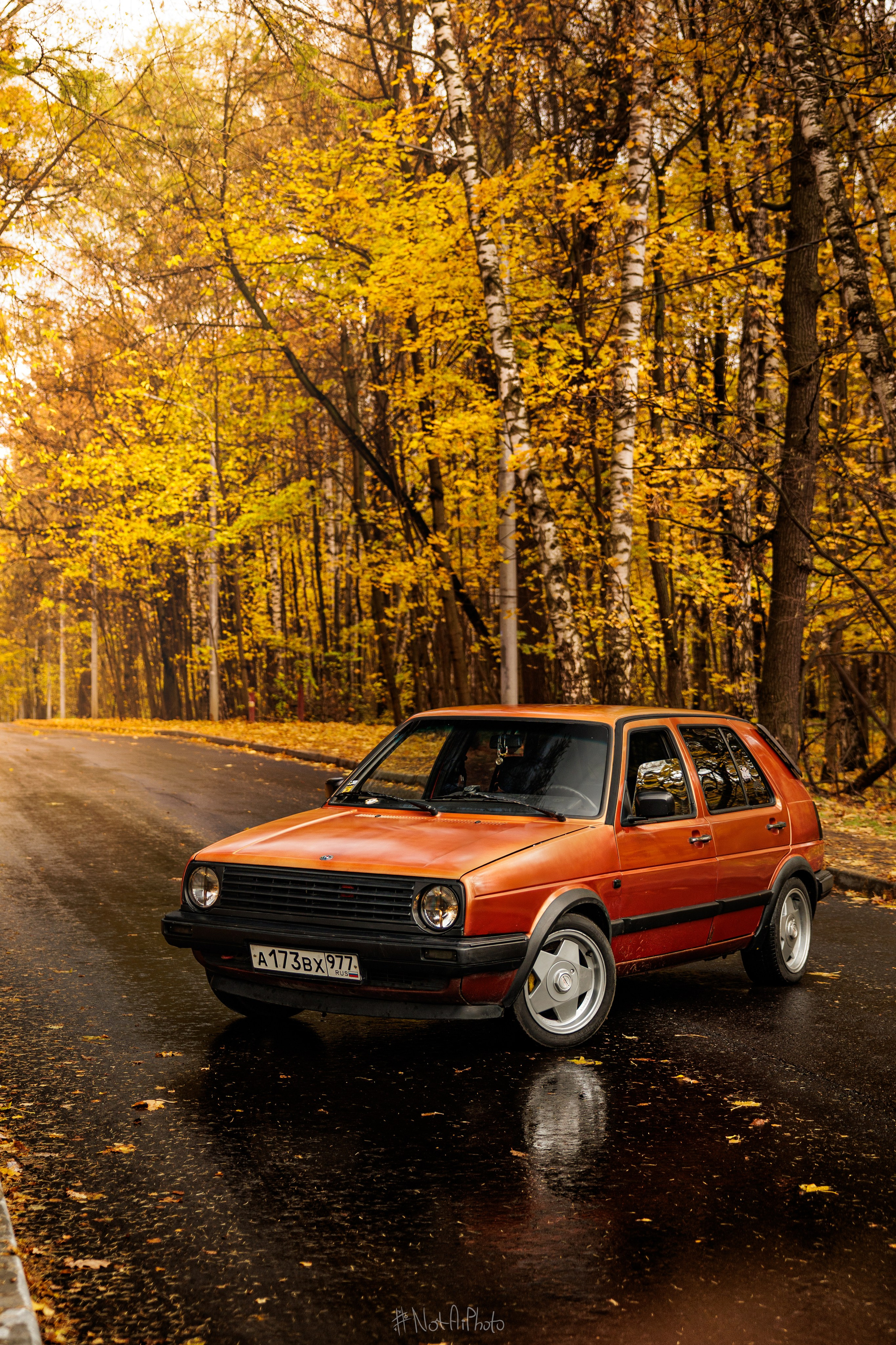 Фотосессия VW Golf 2. #NotAiPhoto — автомобильный фотограф