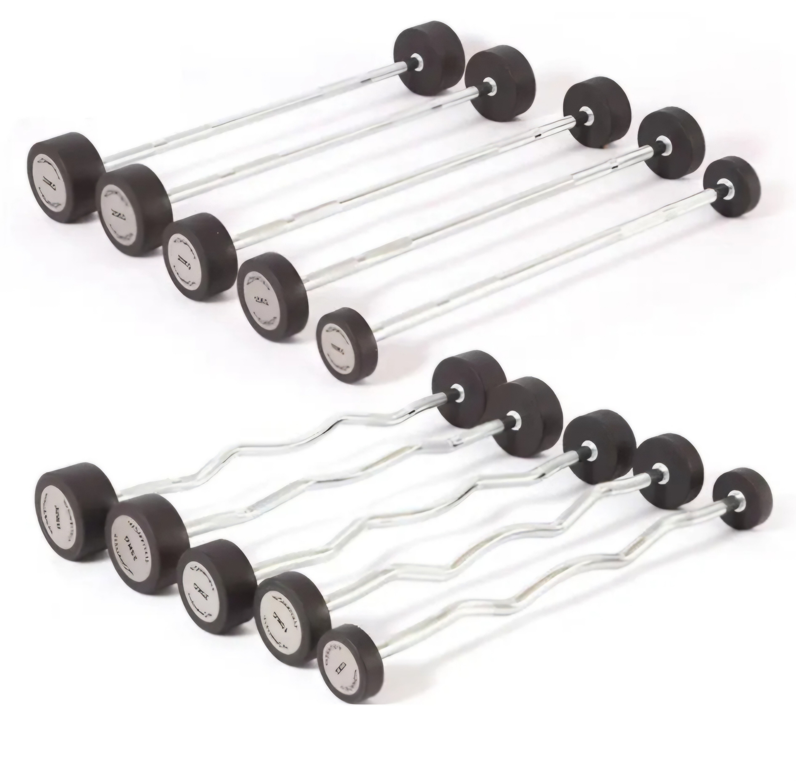 Комплект штанг tehnogim цена 135.000 (Кривая 10-15-20-25-30-35) (прямая  40-45-50-55-60)