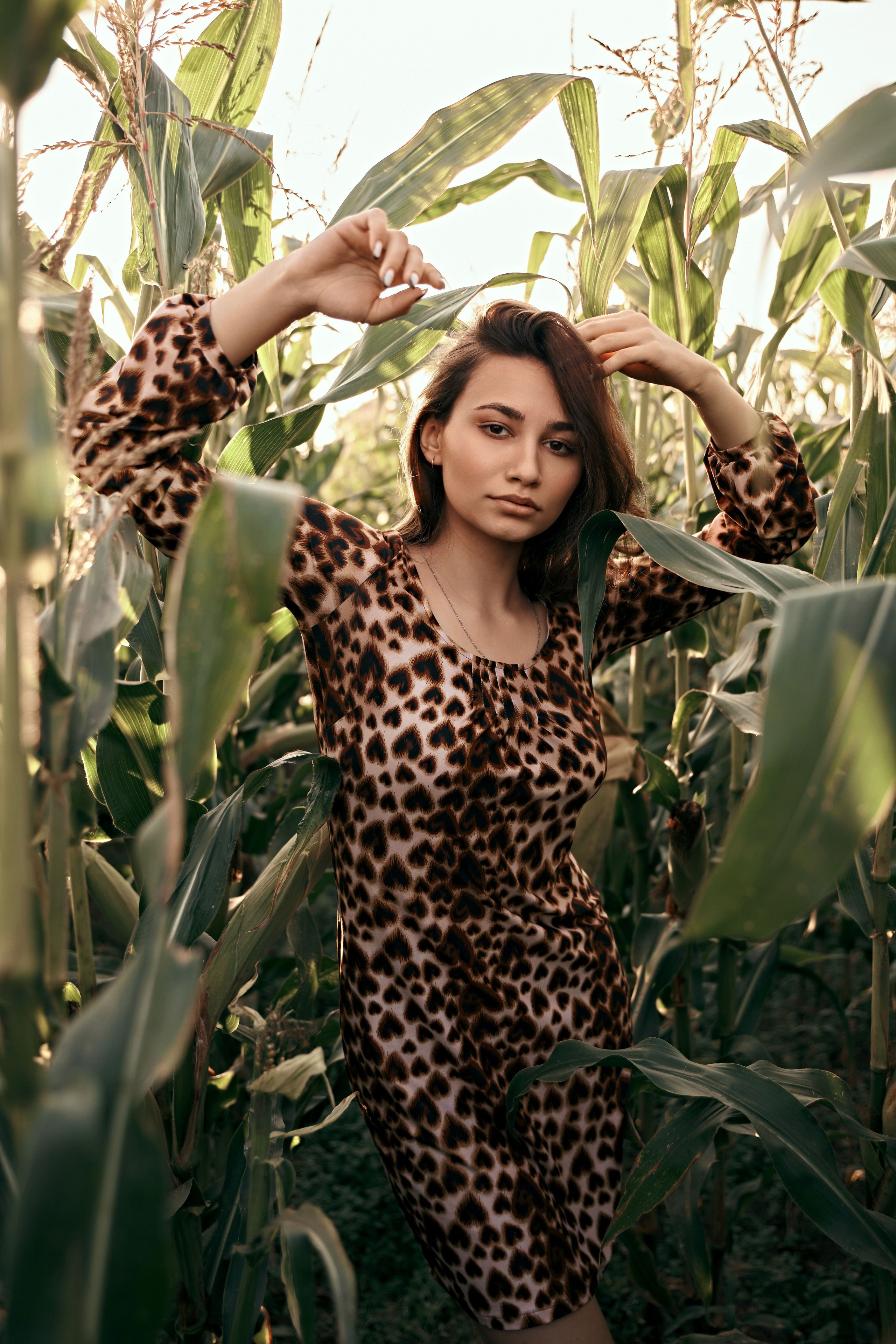 Fashion на кукурузном поле. Фотограф Алексей Яковлев