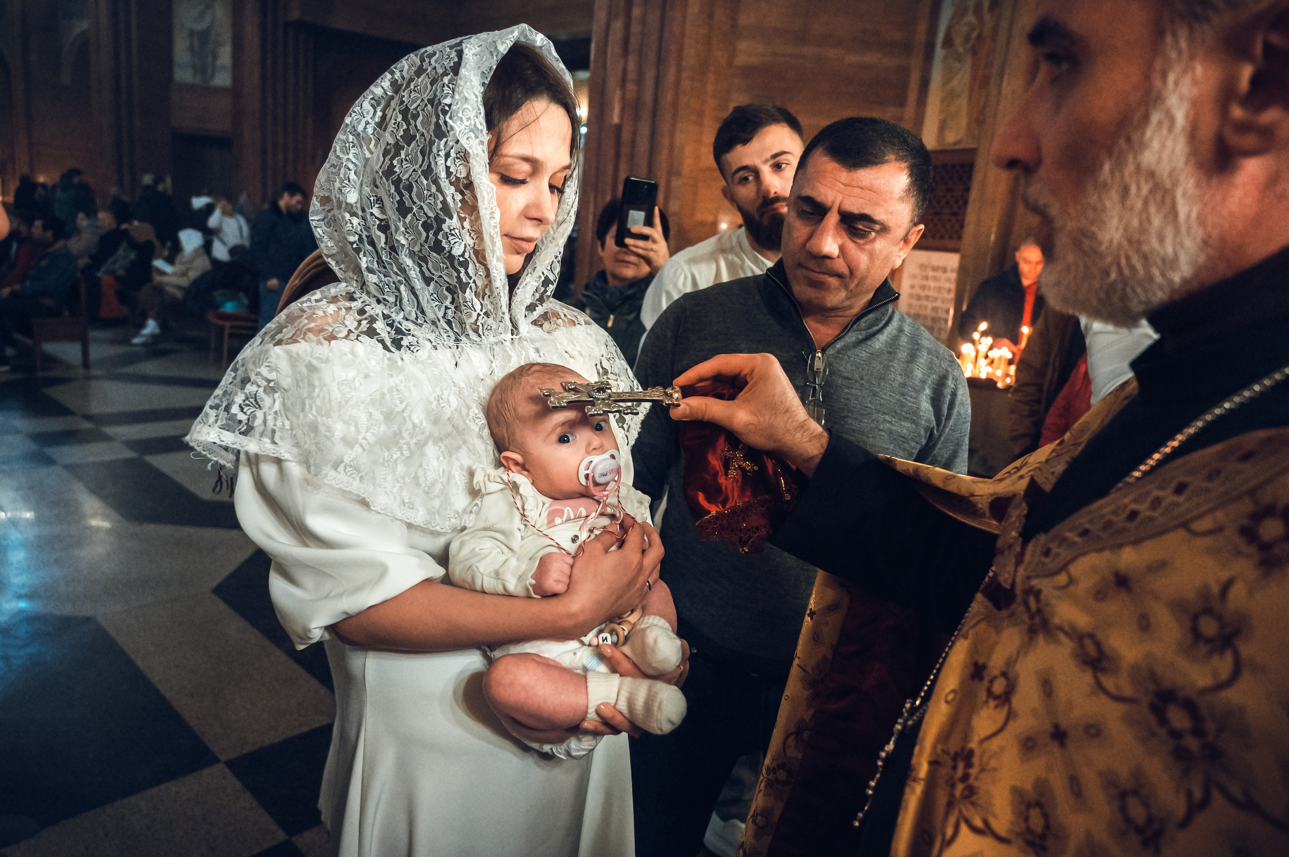 Крещение Мии. Фотограф Алёна Мил
