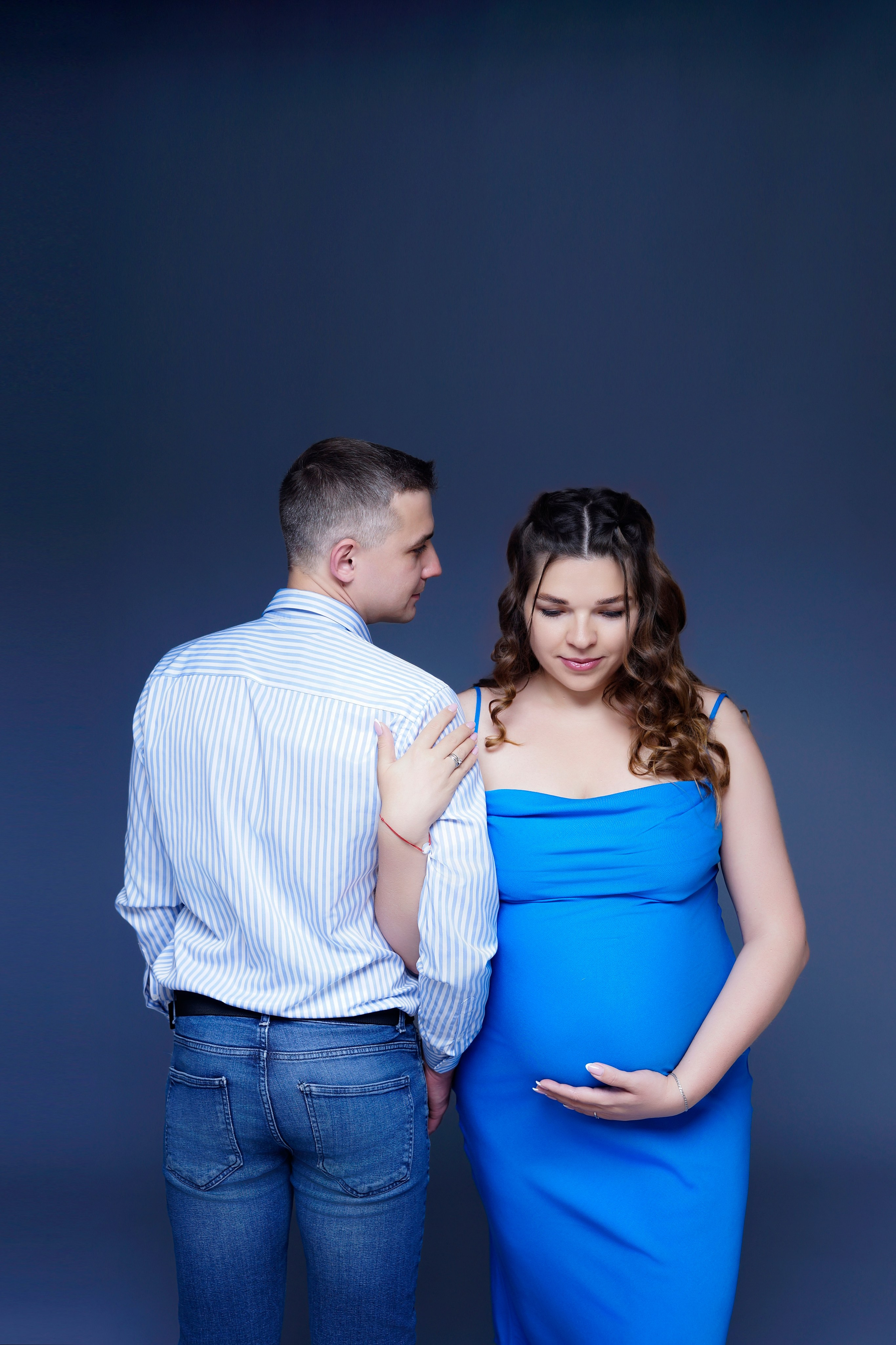 Съёмка беременности в моей фотостудии «НЕБО». Женский фотограф в Химках Алёна Ленёва