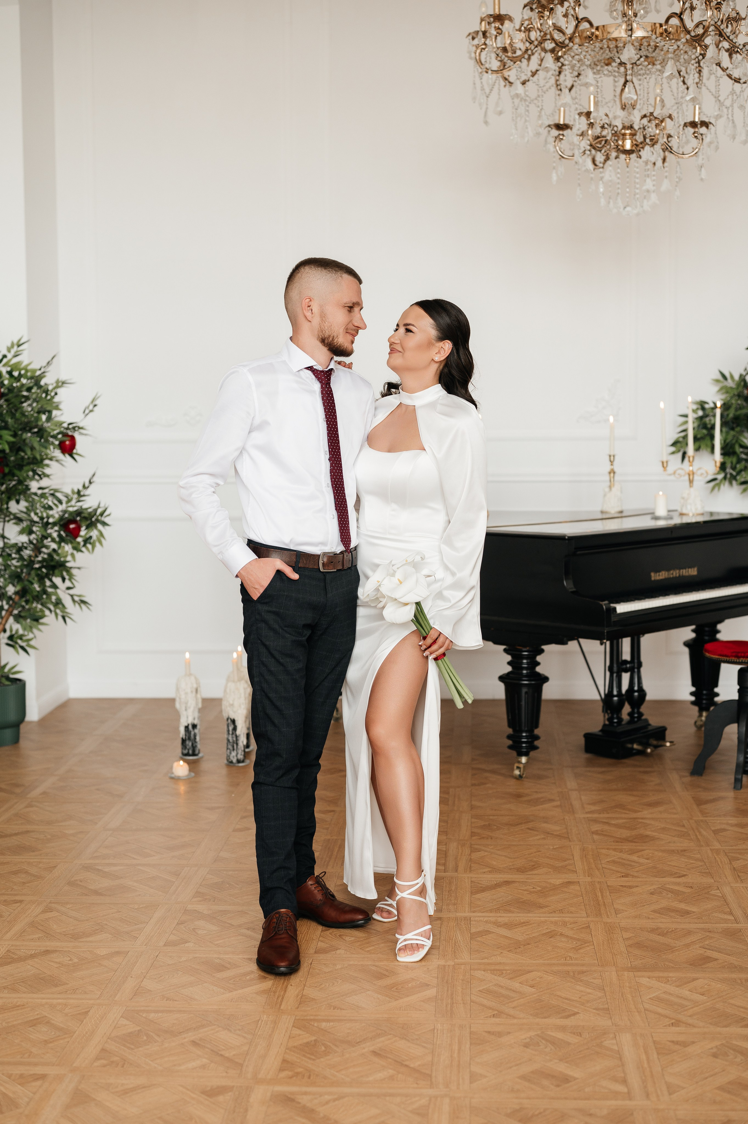 Свадебная фотосессия в студии. Свадебный и семейный фотограф в Краснодаре Алина Мельник