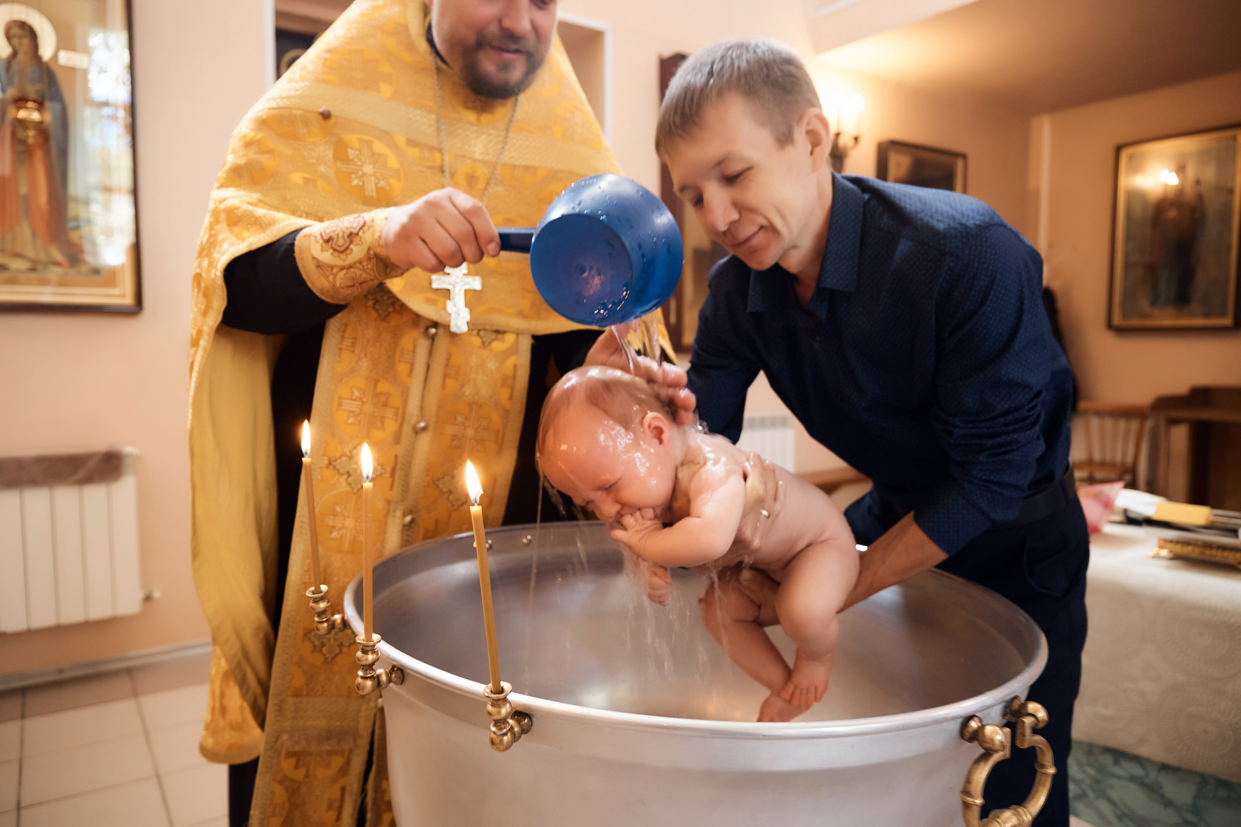 Крещение Евы. Детский и семейный фотограф Шемарова Ольга