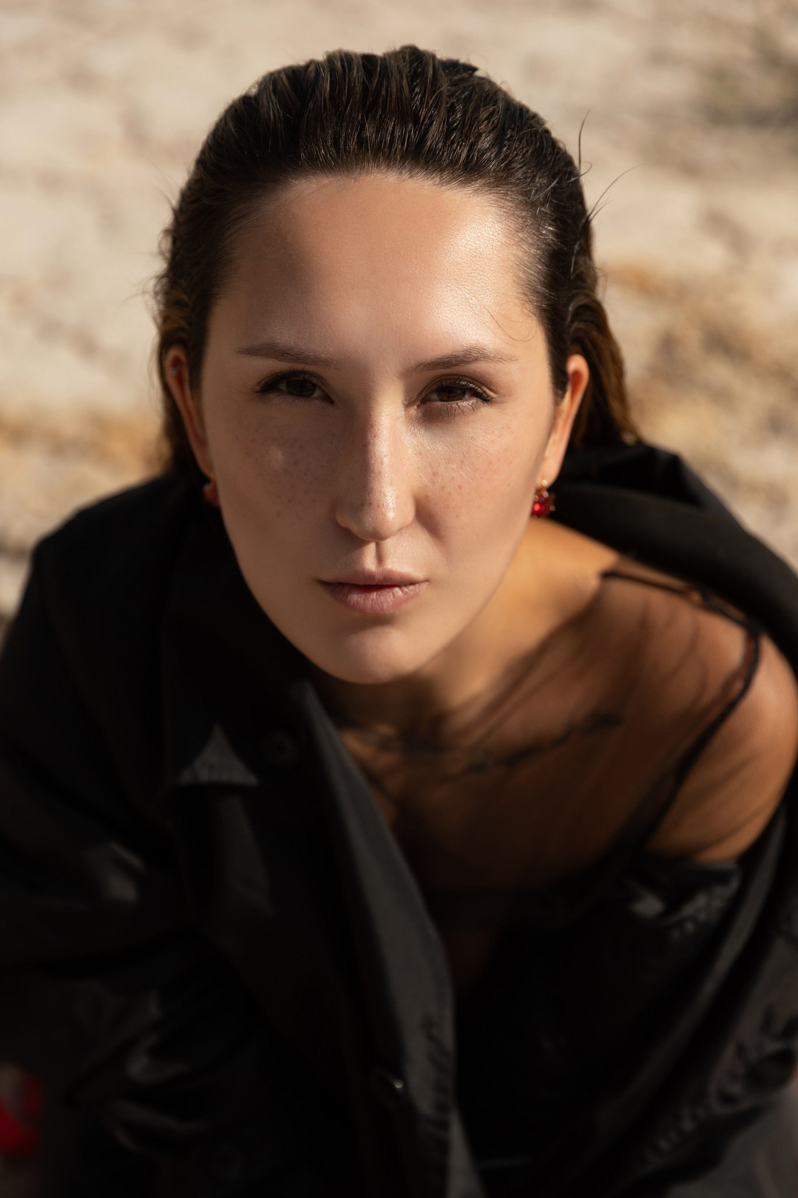 Александра «Red ribbons». Фотограф Мария Щеголькова. Чувственный женский портрет