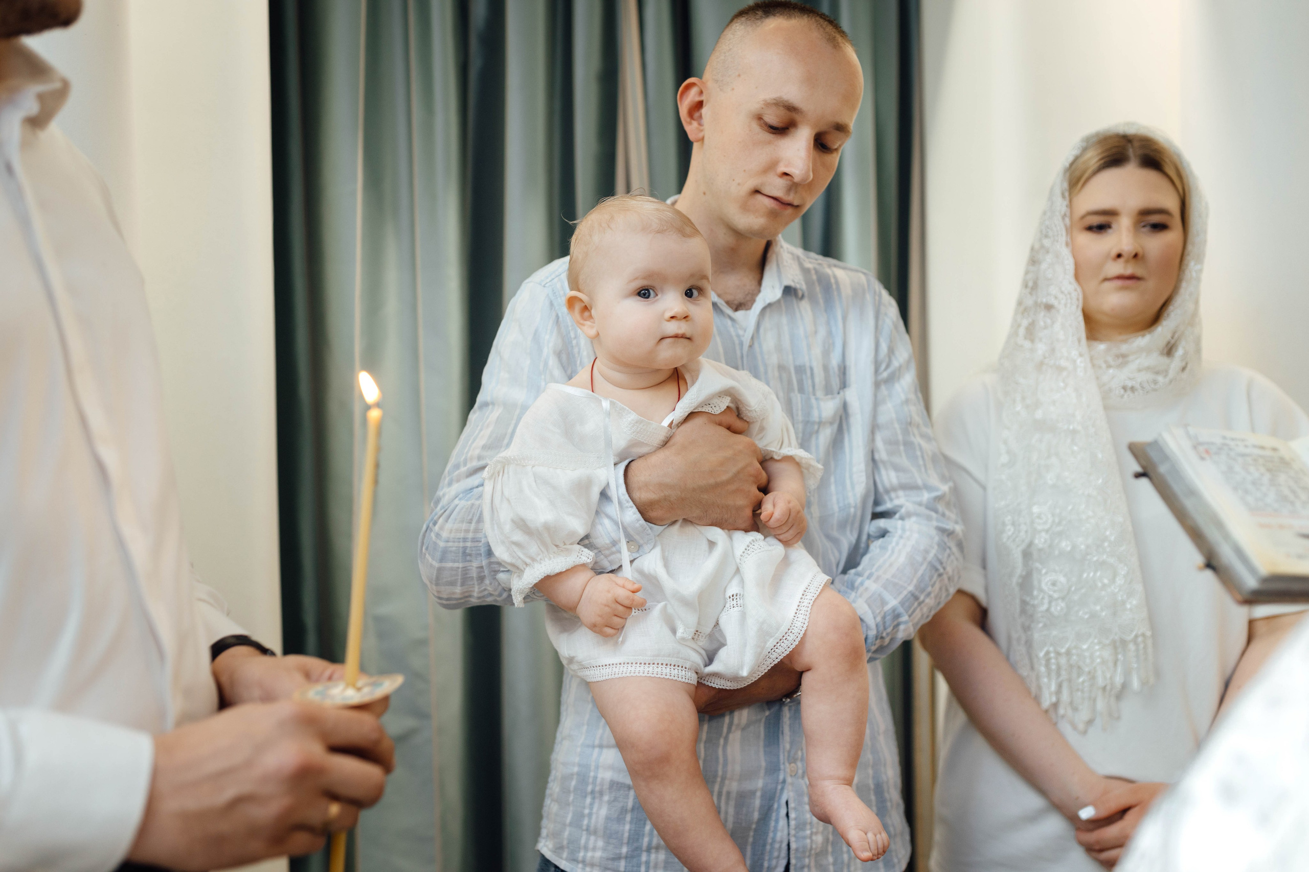 Крещение Полины, храм Святой Троицы