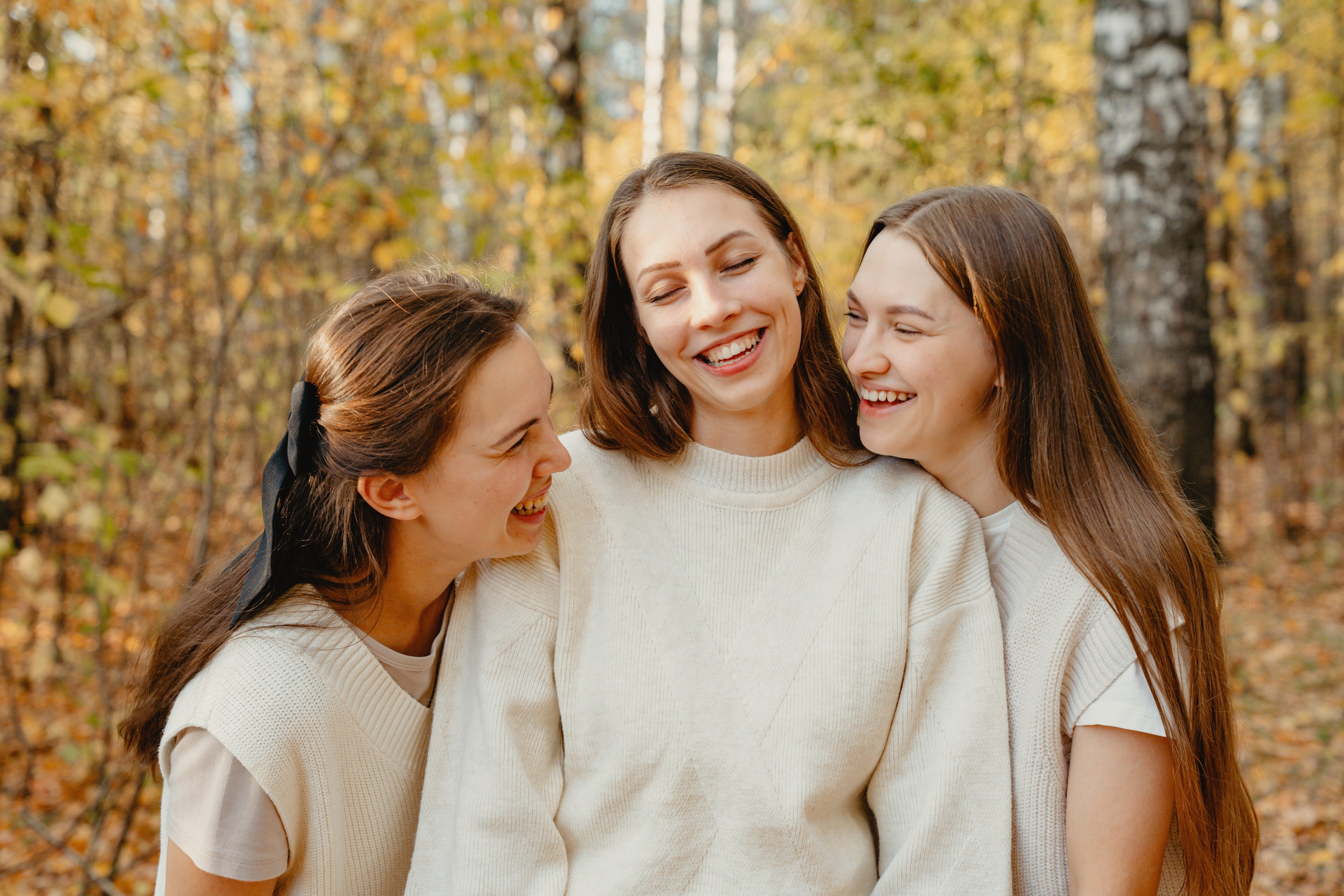 Осенние краски в закате солнца