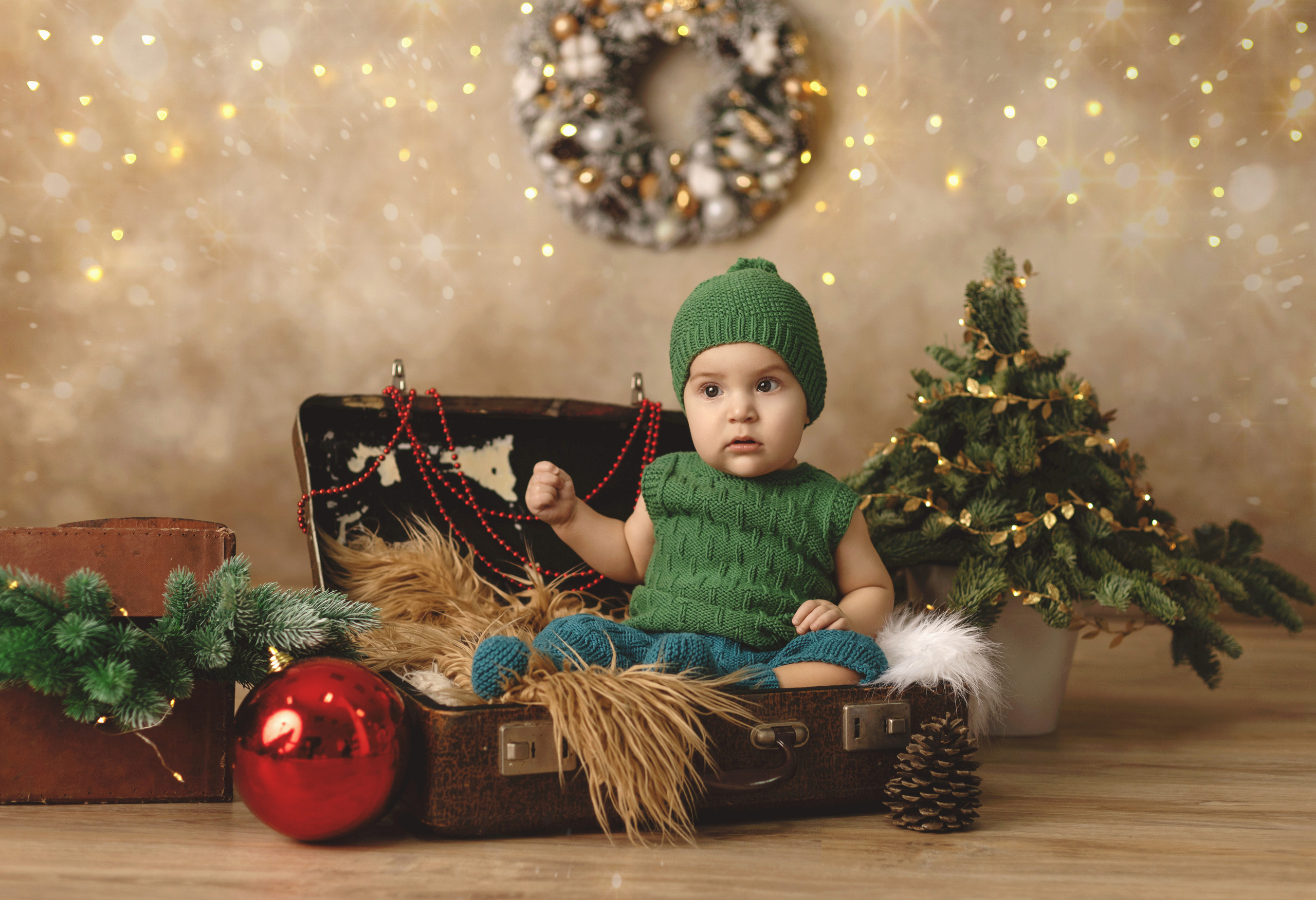 Новогодние открытки. Фотограф новорожденных в Нижнем Новгороде Надежда Кадылкина
