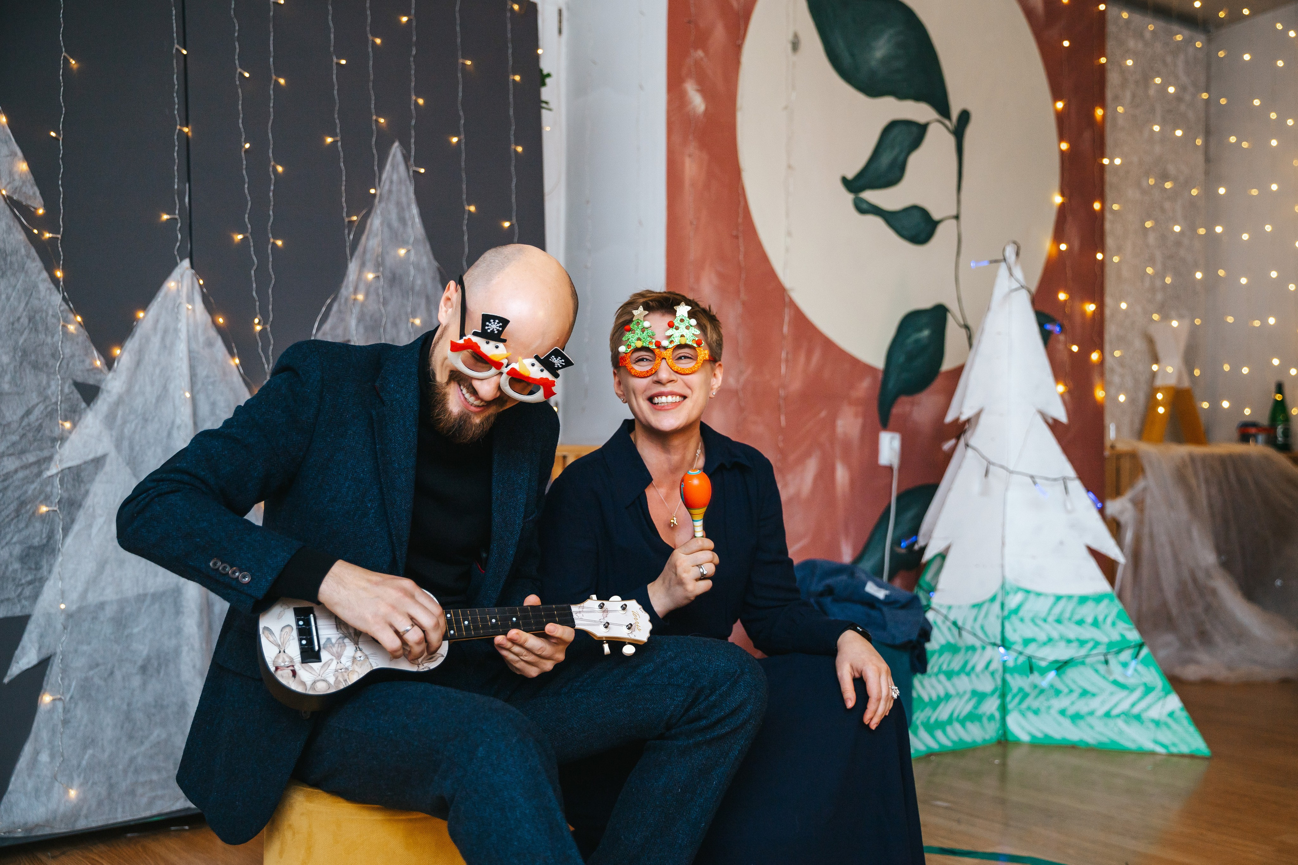 Новогодний утренник в Монтессори-садике. Семейный lifestyle фотограф в Санкт-Петербурге Людмила Пахомова