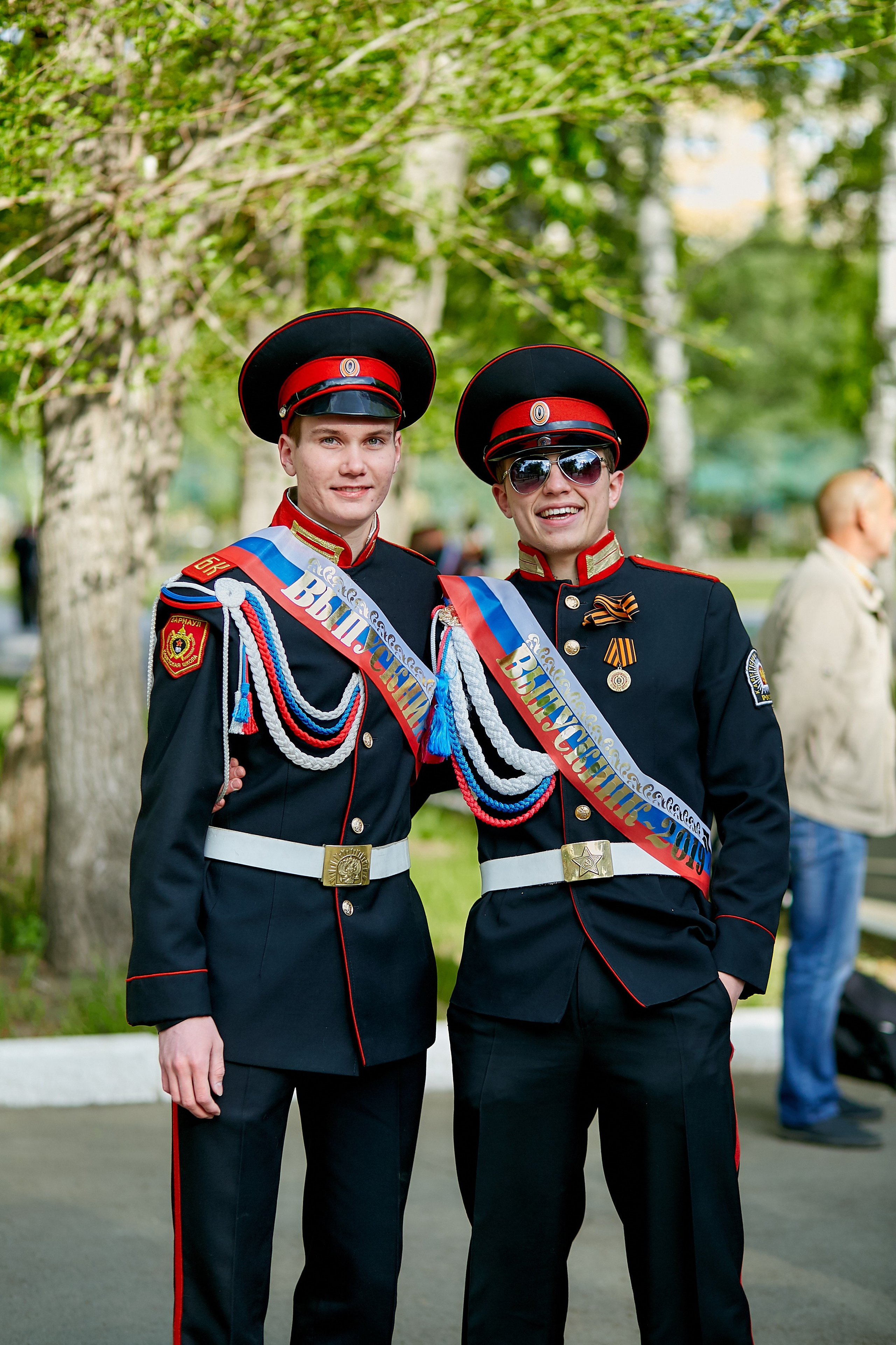 Кадеты последний звонок. Фотограф Вячеслав Фарунин