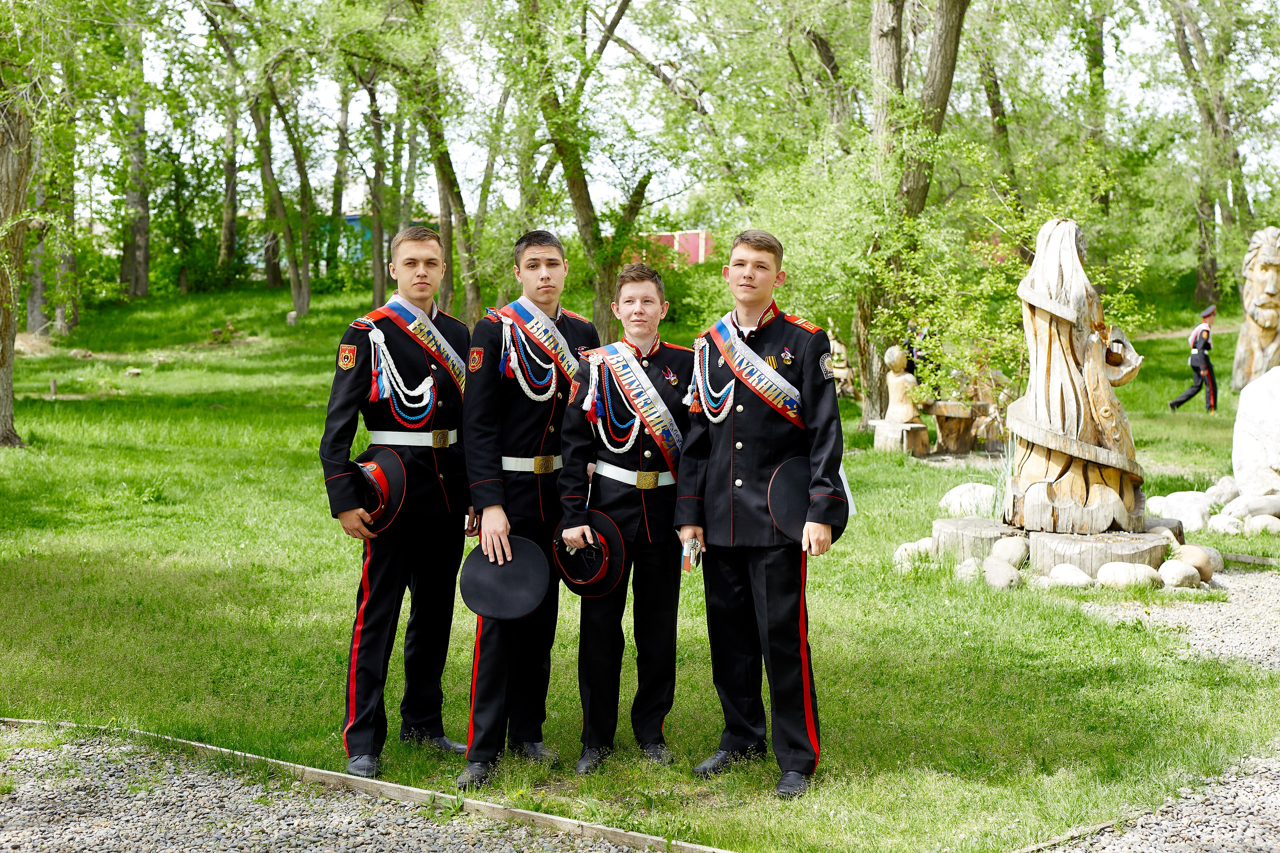 Кадеты последний звонок. Фотограф Вячеслав Фарунин